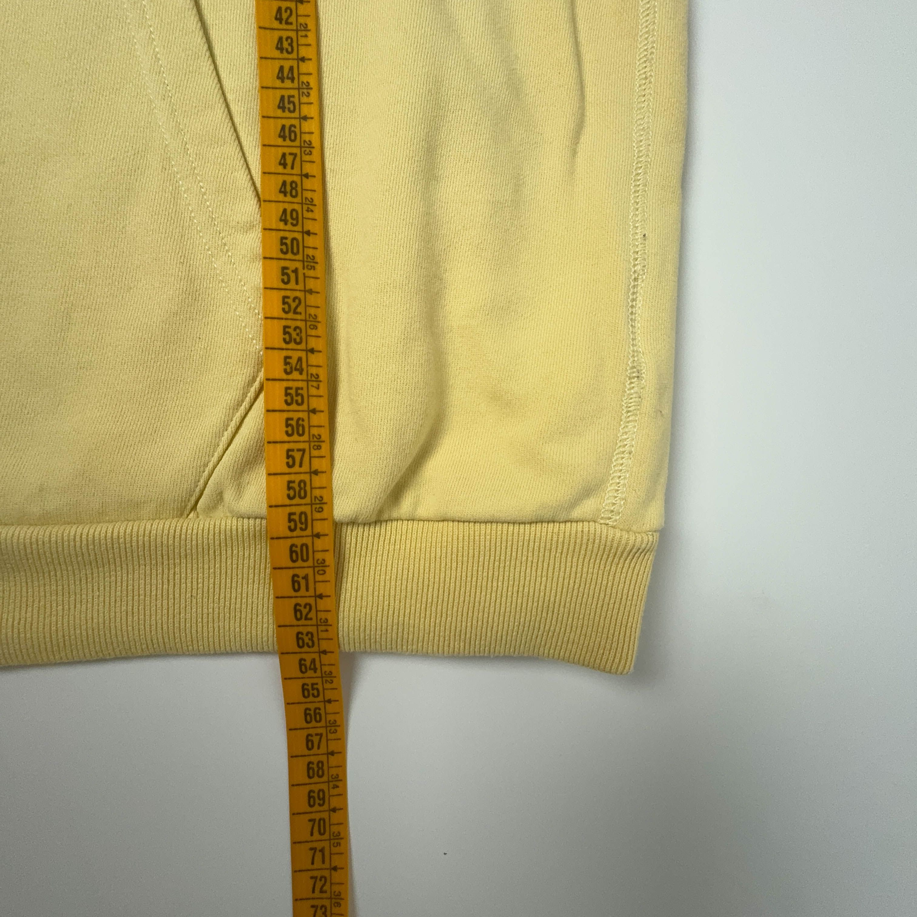 Felpa Ralph Lauren gialla con cappuccio e tasche logo ricamato - Taglia M/L uomo