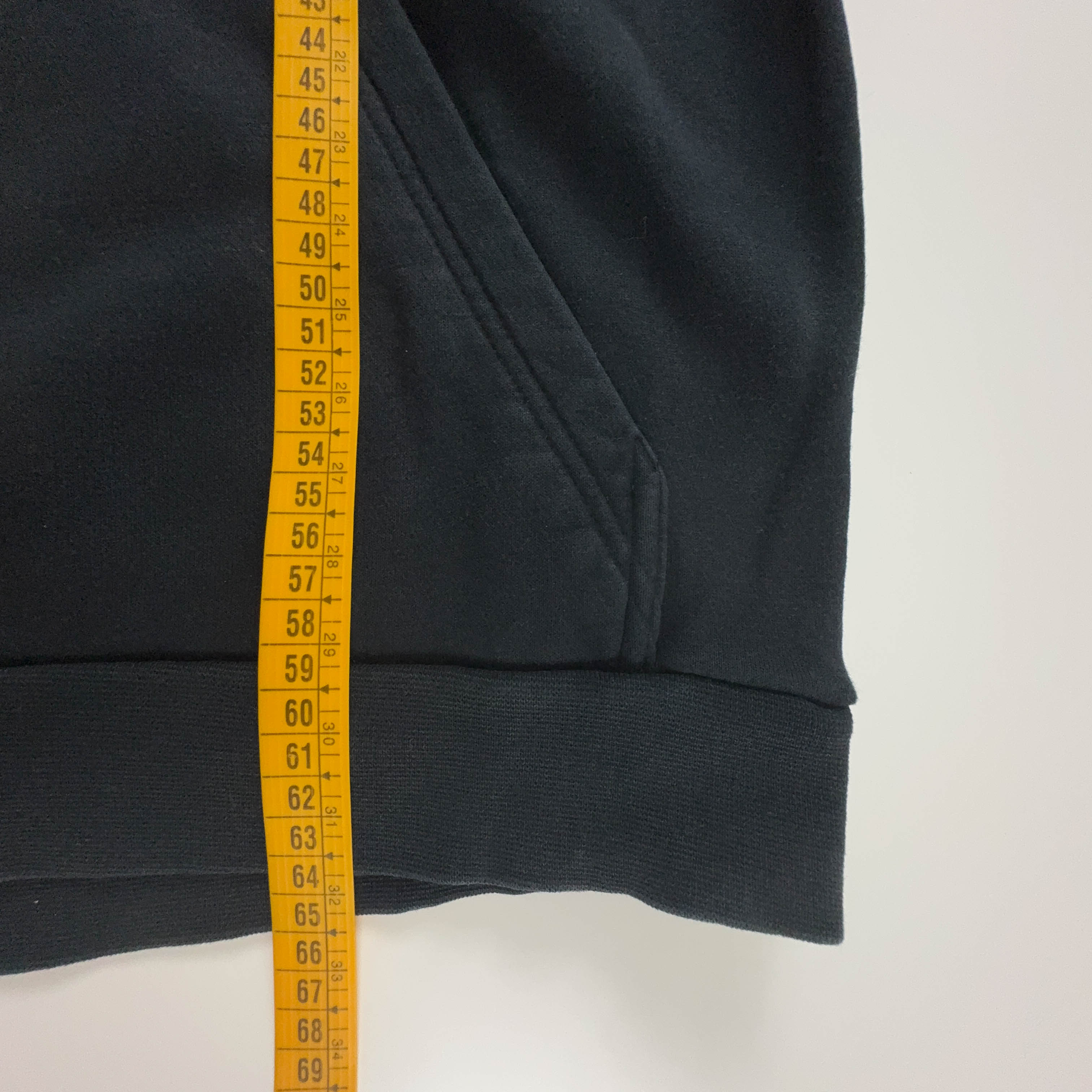 Felpa Jordan nera con cappuccio 80% cotone - Taglia M uomo