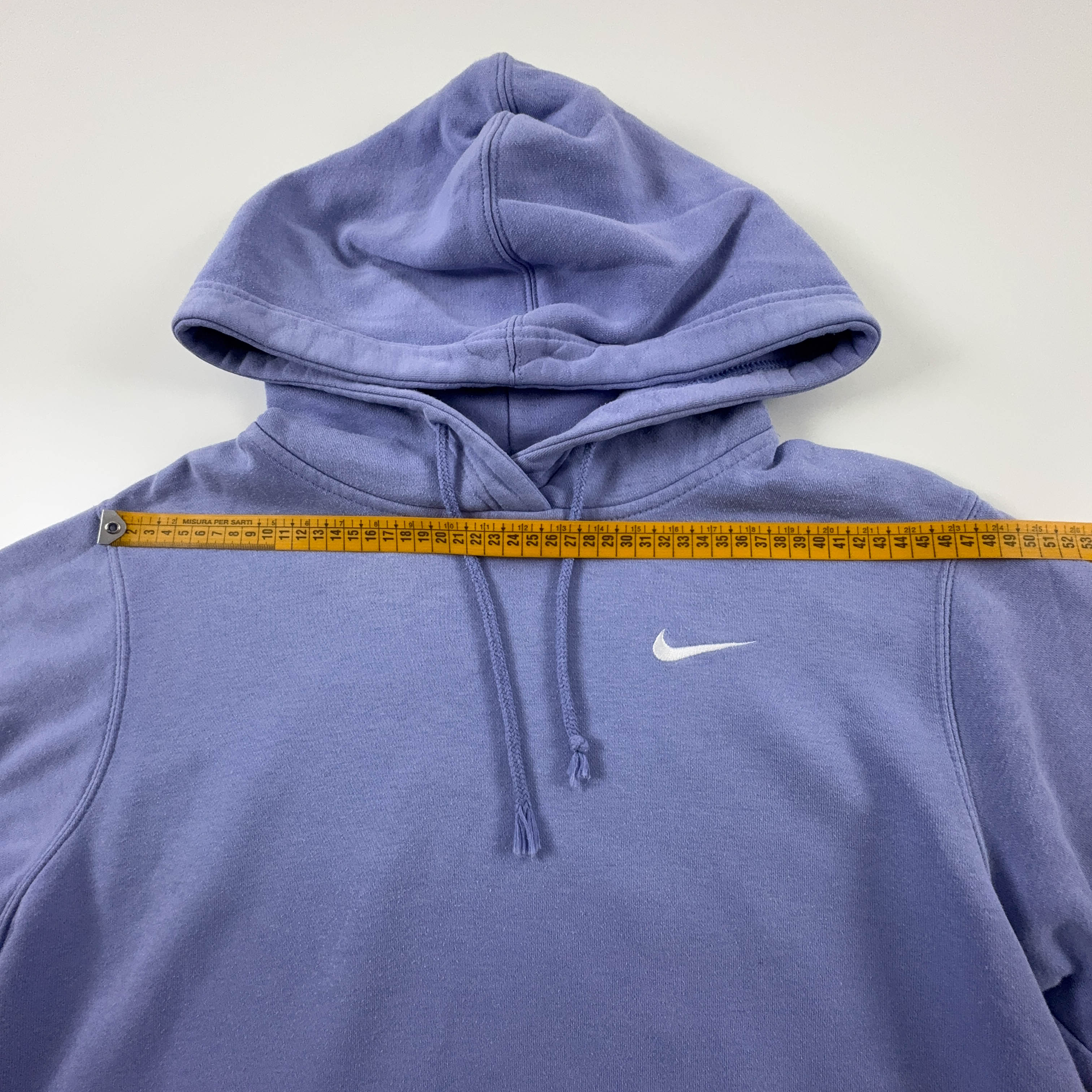 Felpa Nike lilla con cappuccio 80% cotone - Taglia S/M uomo
