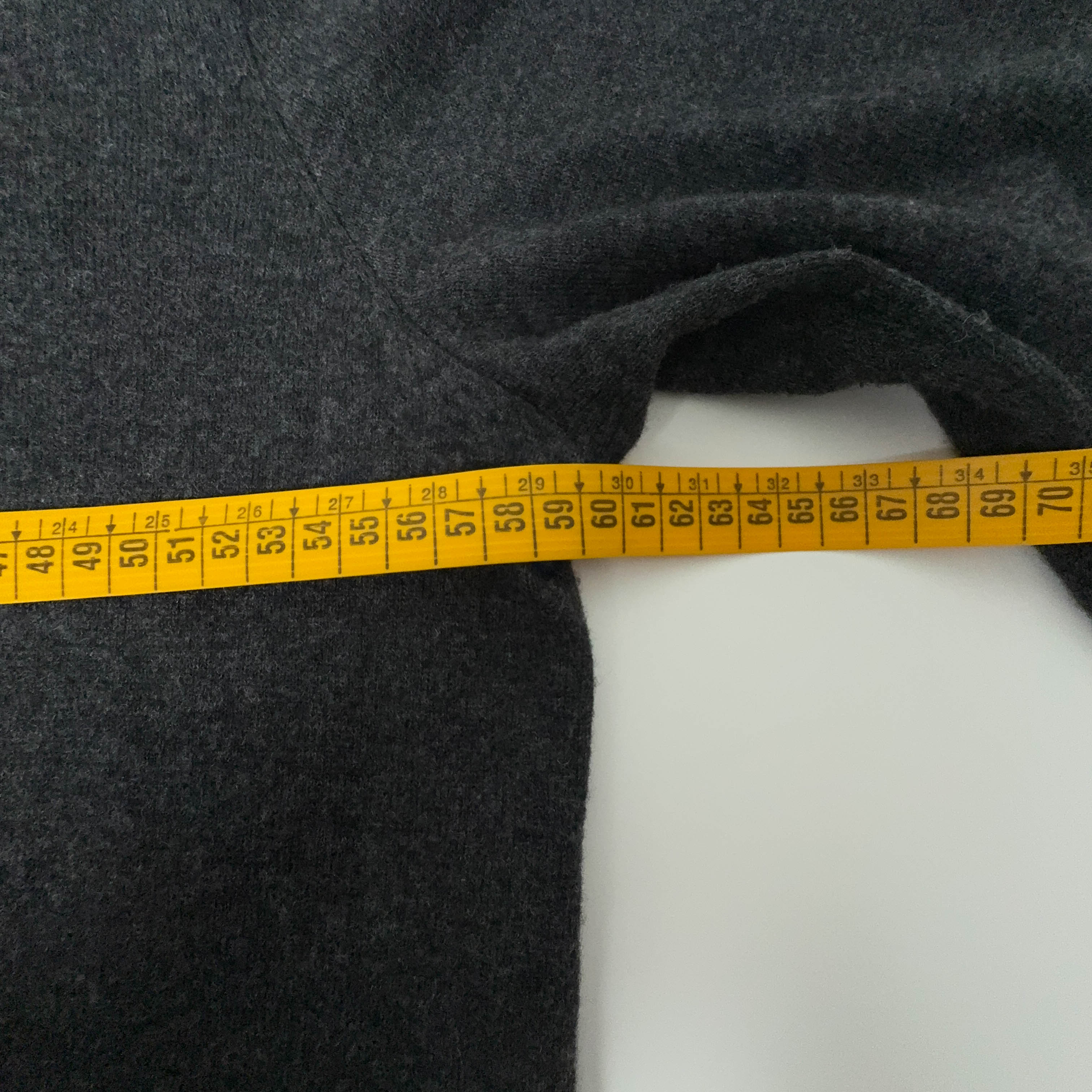Cardigan Ralph Lauren grigio 100% lana merino con bottoni - Taglia L uomo