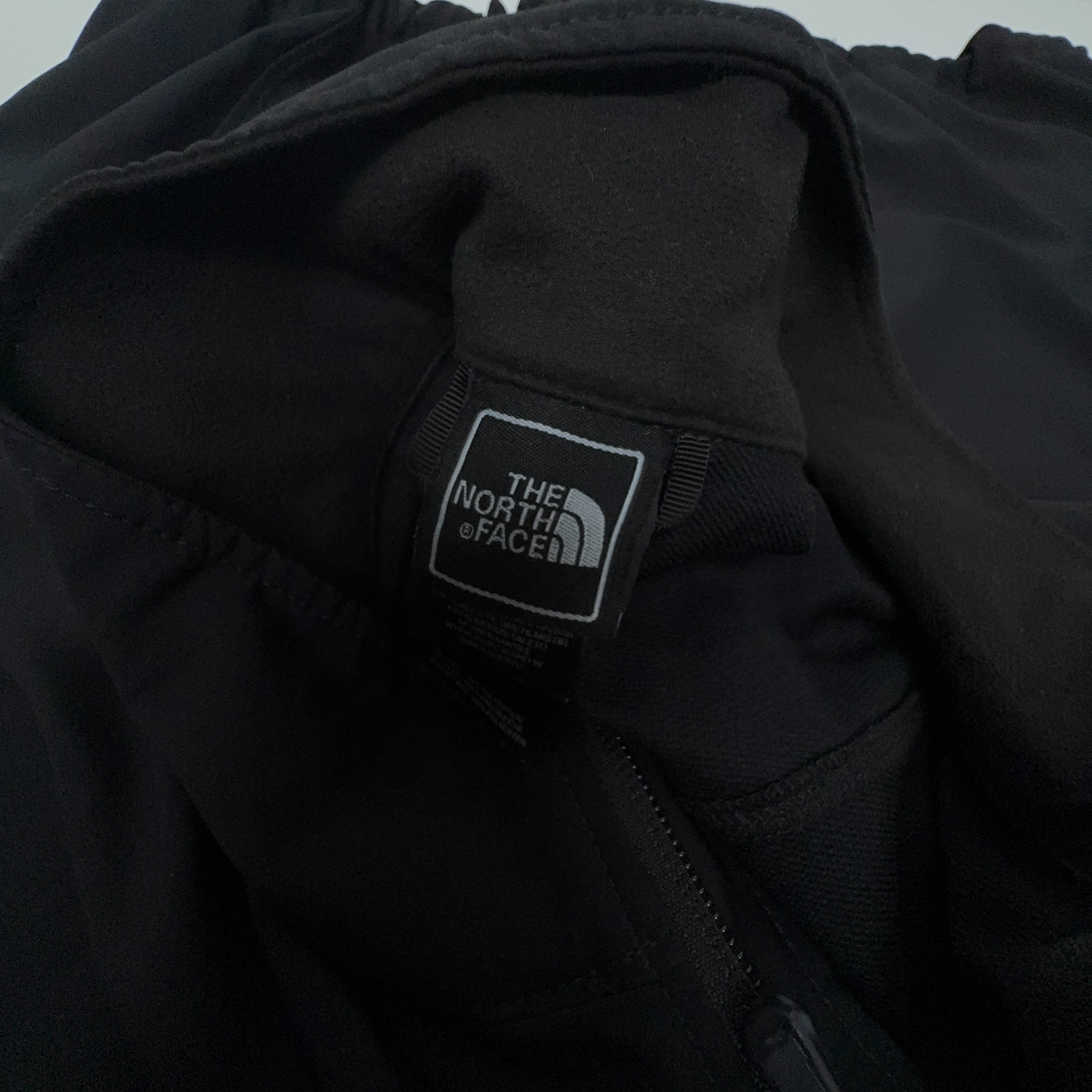Giacca a vento The North Face nera con zip intera logo ricamato - Taglia L uomo