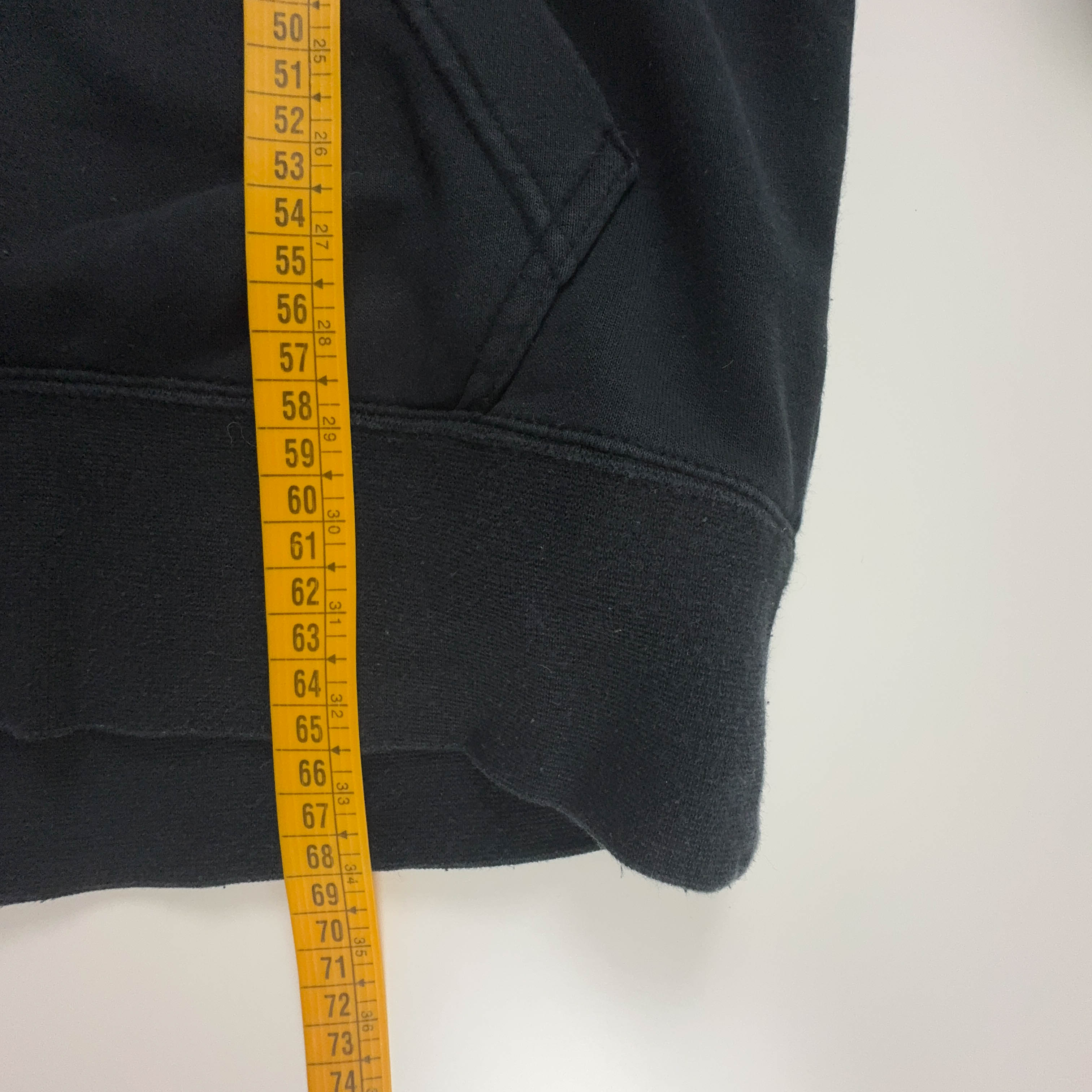 Felpa Jordan nera con cappuccio 80% cotone - Taglia L uomo