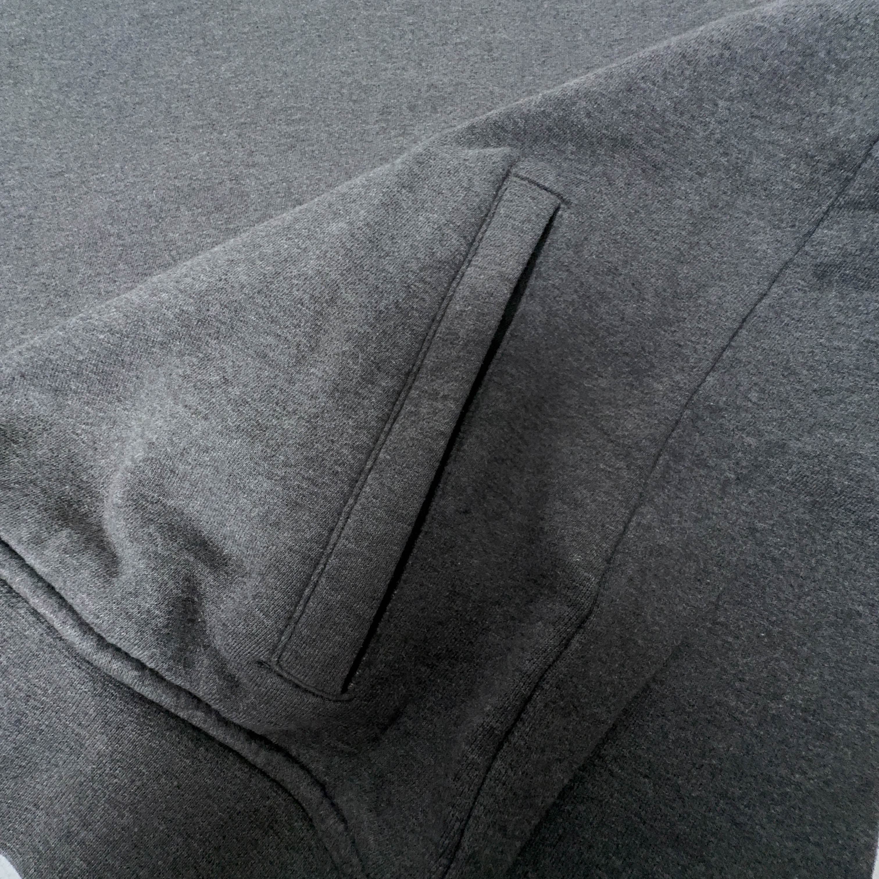 Felpa Lacoste grigia con cappuccio e tasche con zip - Taglia 5 L uomo