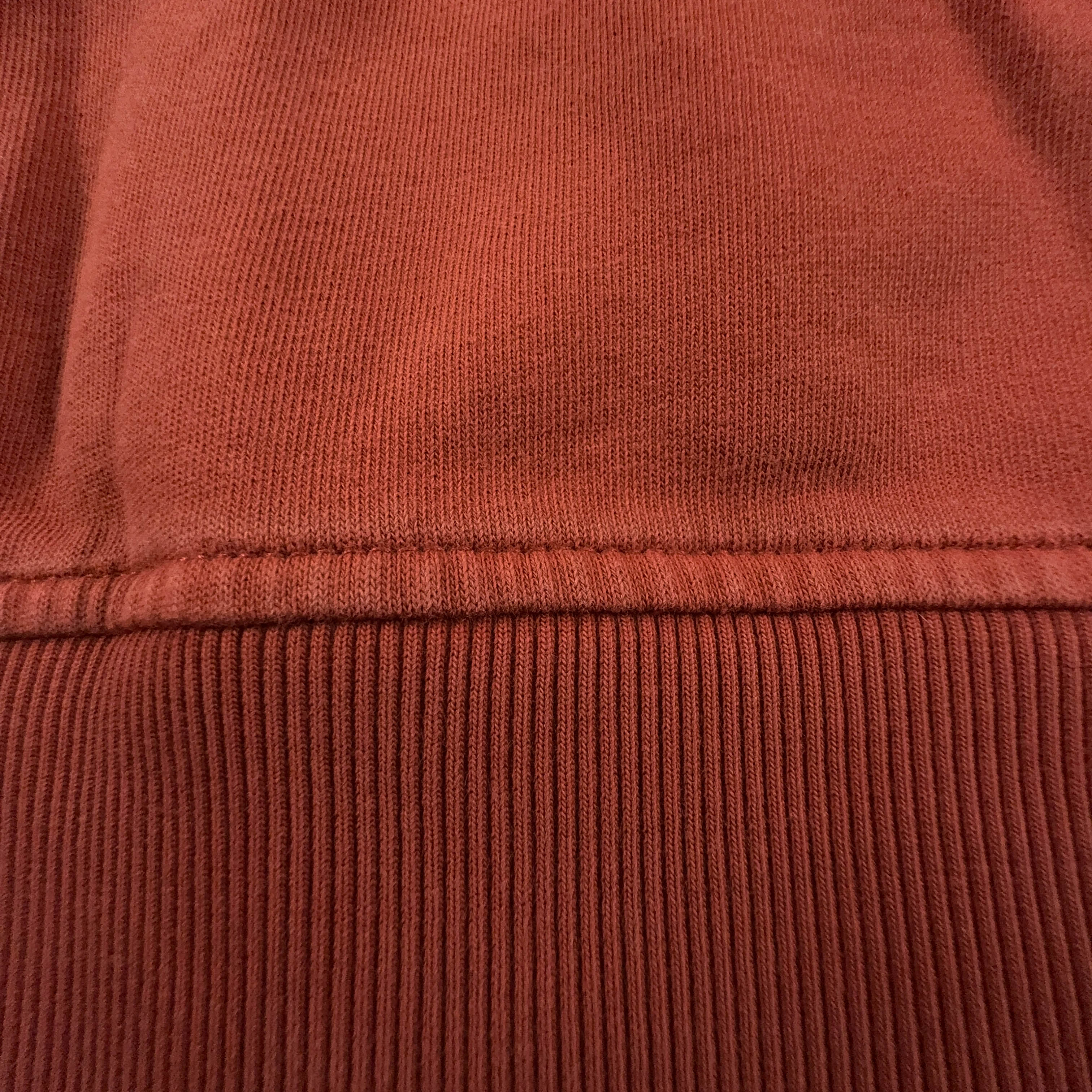 Felpa The North Face arancione a girocollo in cotone - Taglia S uomo