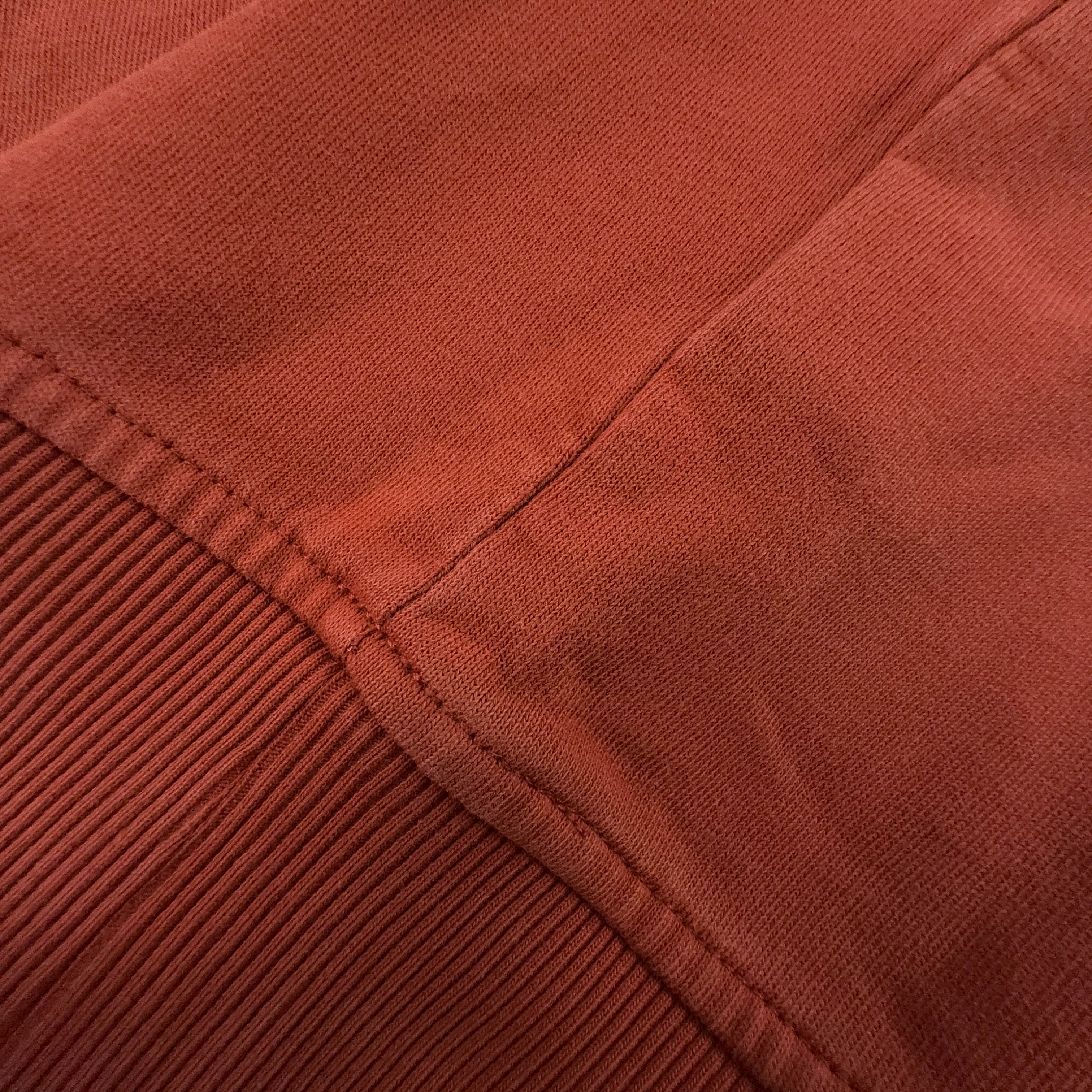 Felpa The North Face arancione a girocollo in cotone - Taglia S uomo