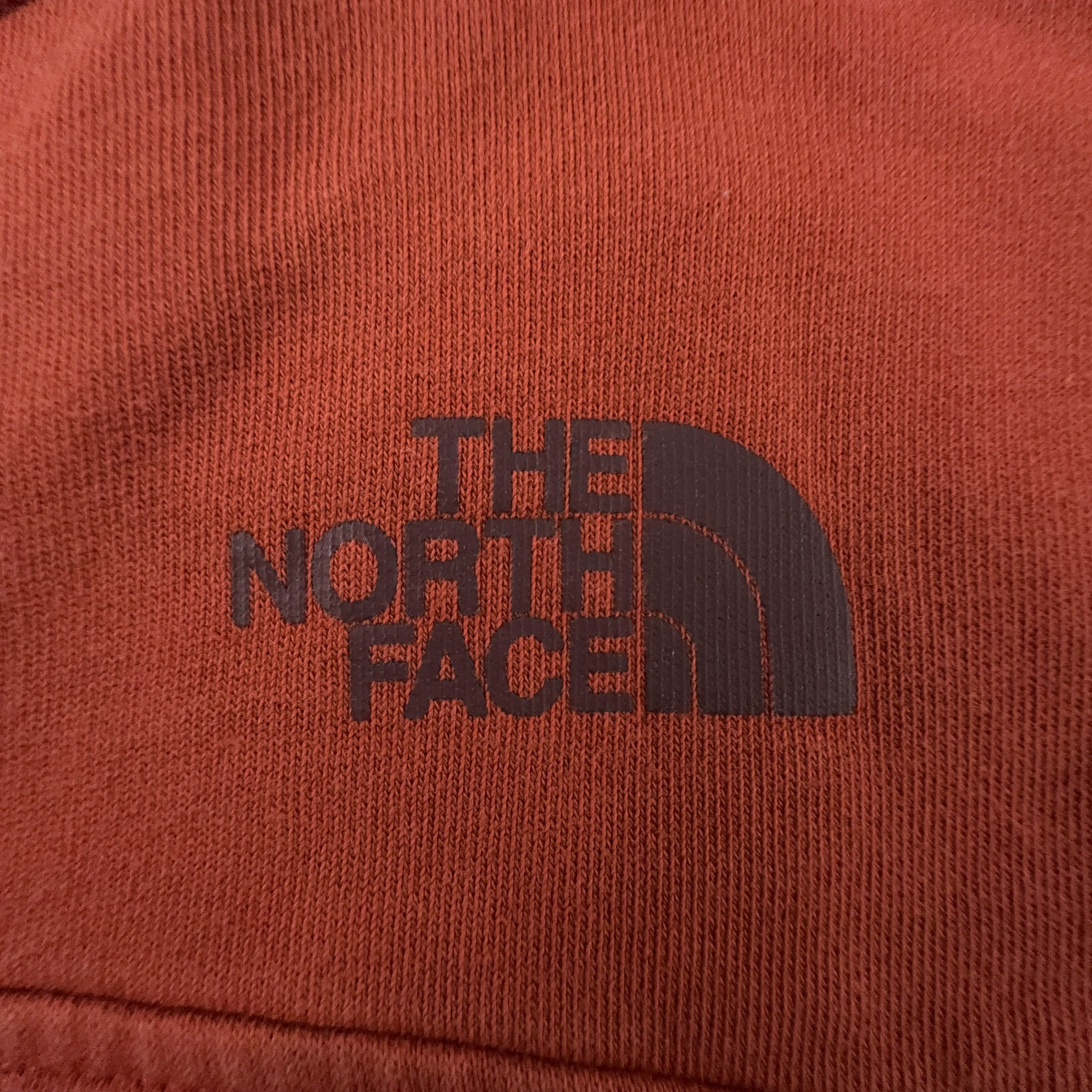 Felpa The North Face arancione a girocollo in cotone - Taglia S uomo