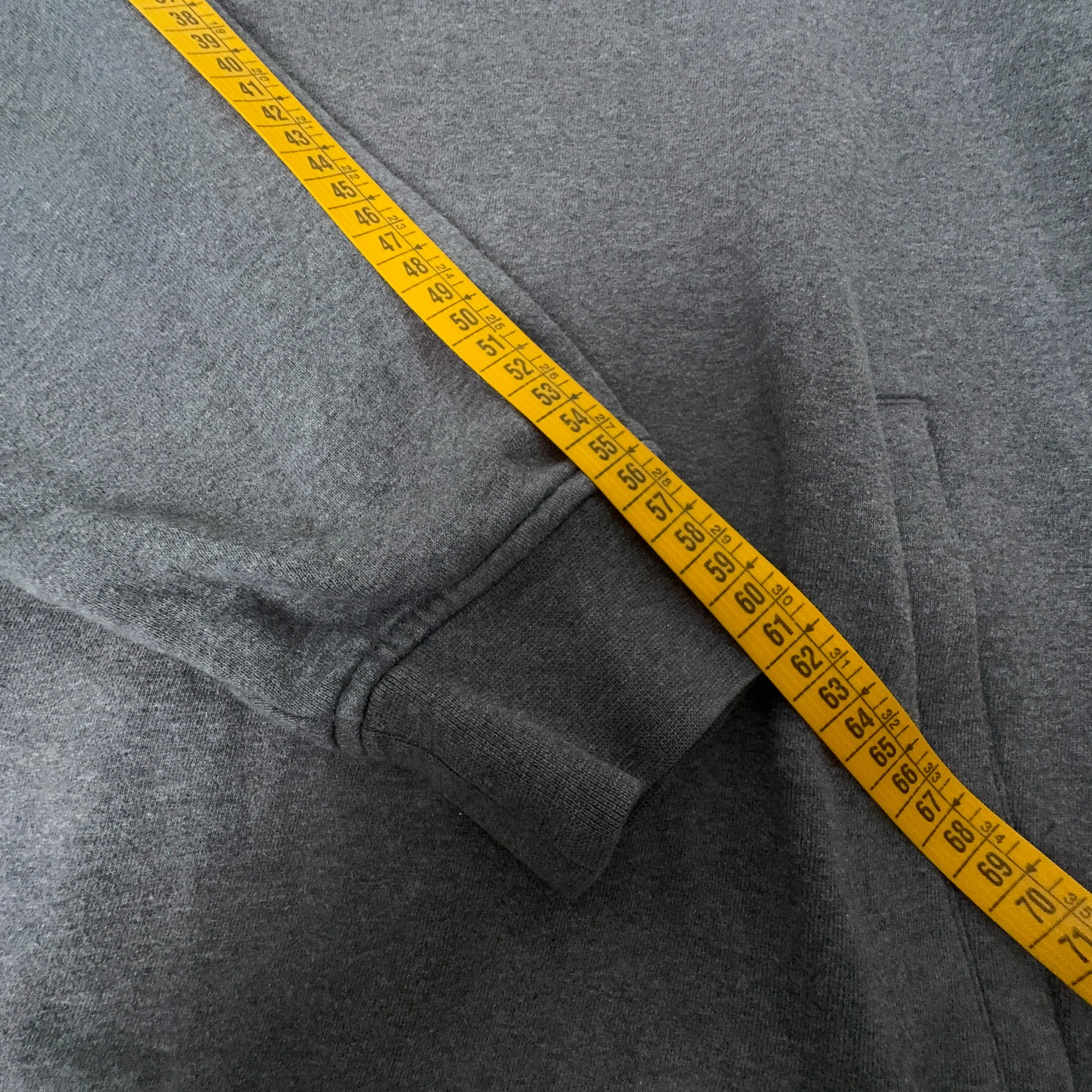 Felpa Lacoste grigia con cappuccio e tasche con zip - Taglia 5 L uomo