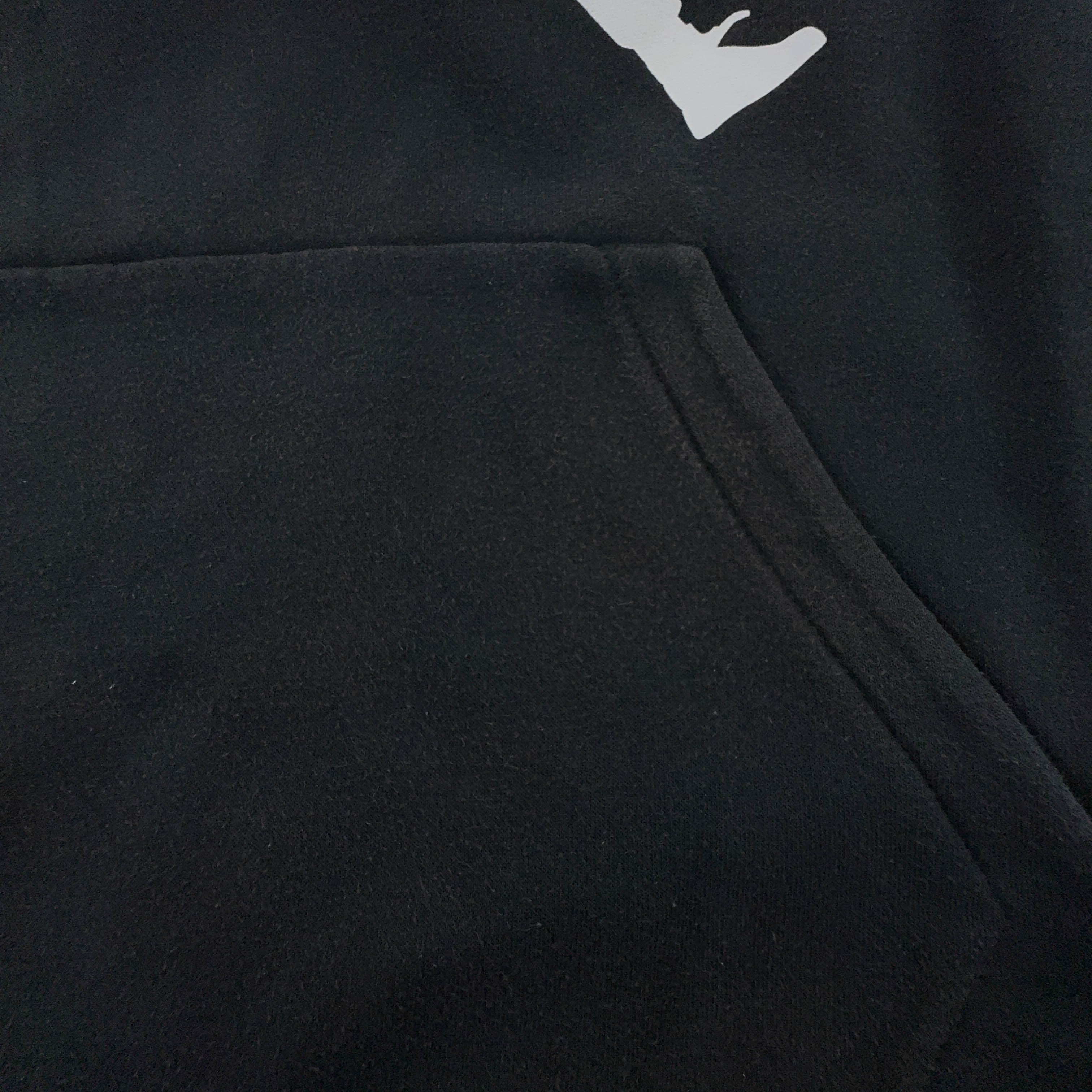 Felpa Jordan nera con cappuccio 80% cotone - Taglia M uomo