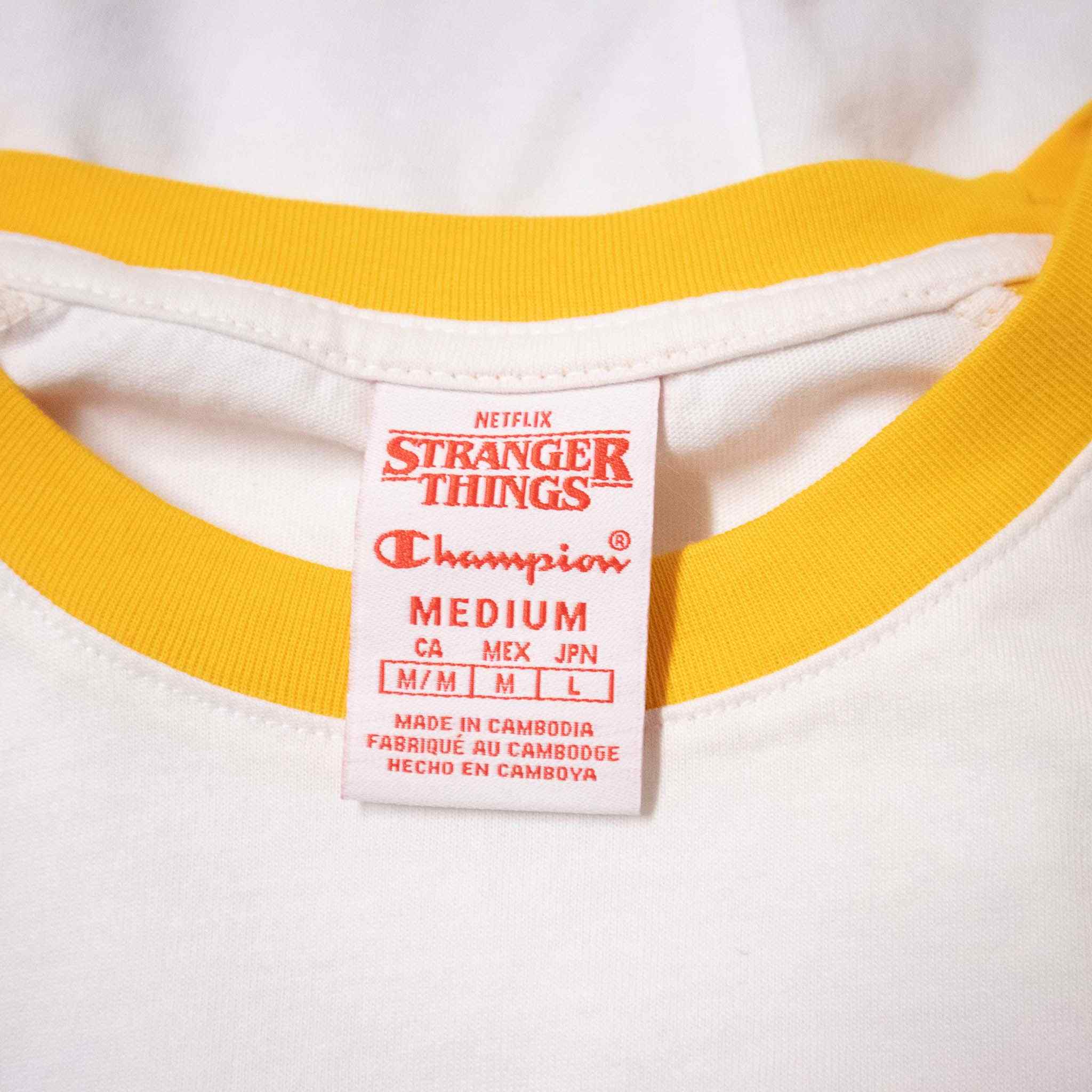 Champion Stranger Things T shirt - Size M