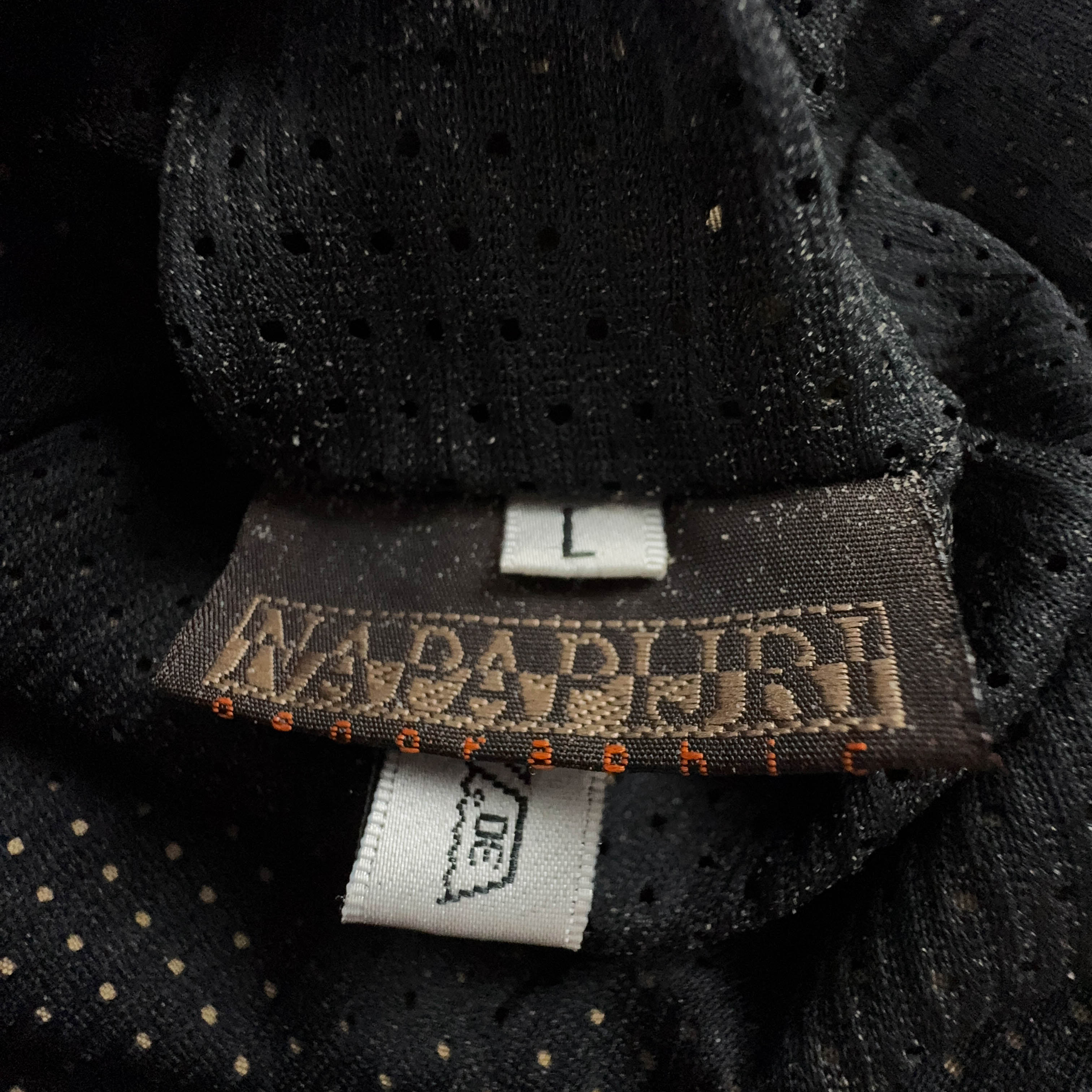 Giacca a vento Napapijri Vintage marrone con zip - Taglia L/XL uomo