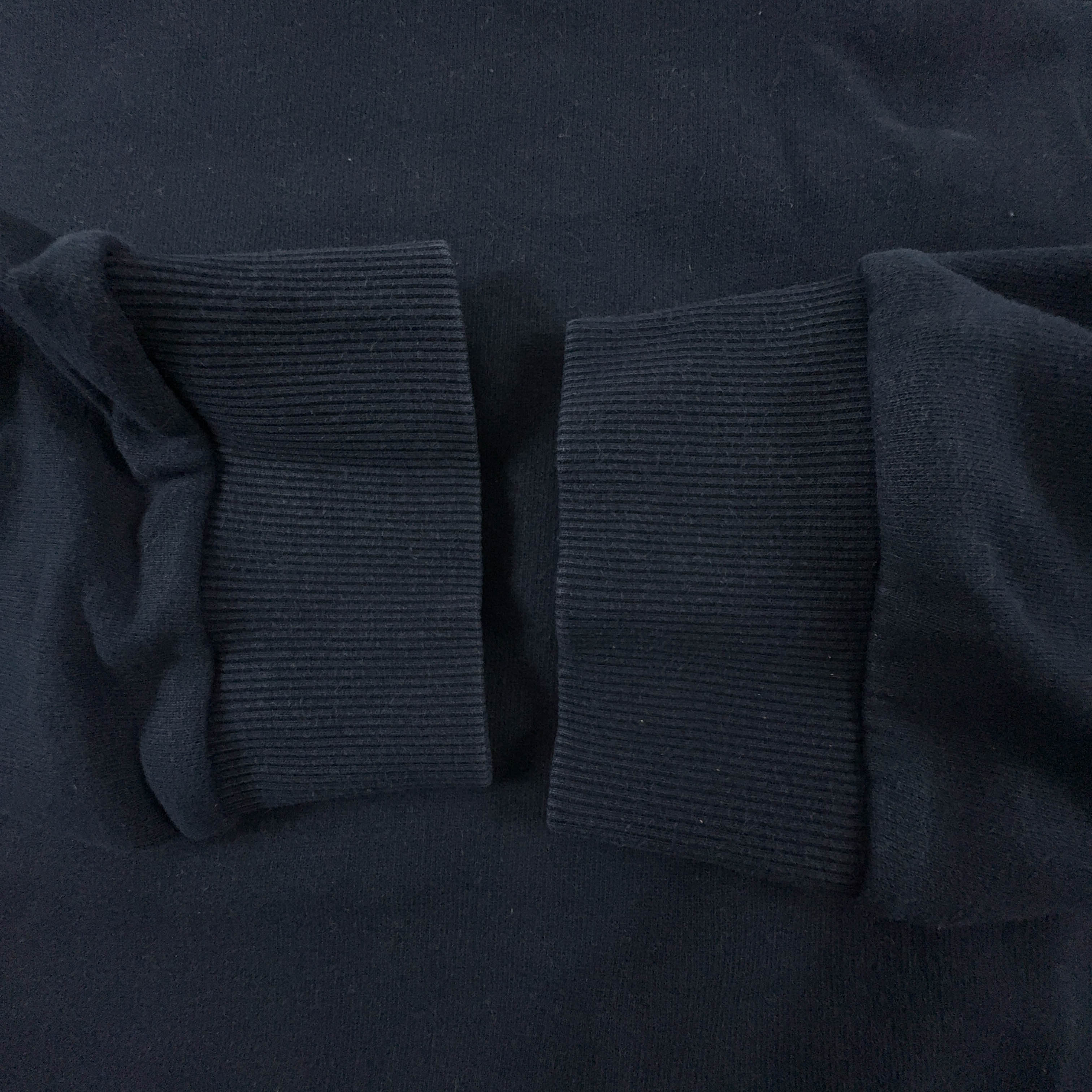 Felpa Napapijri blu scura a girocollo in cotone - Taglia L uomo