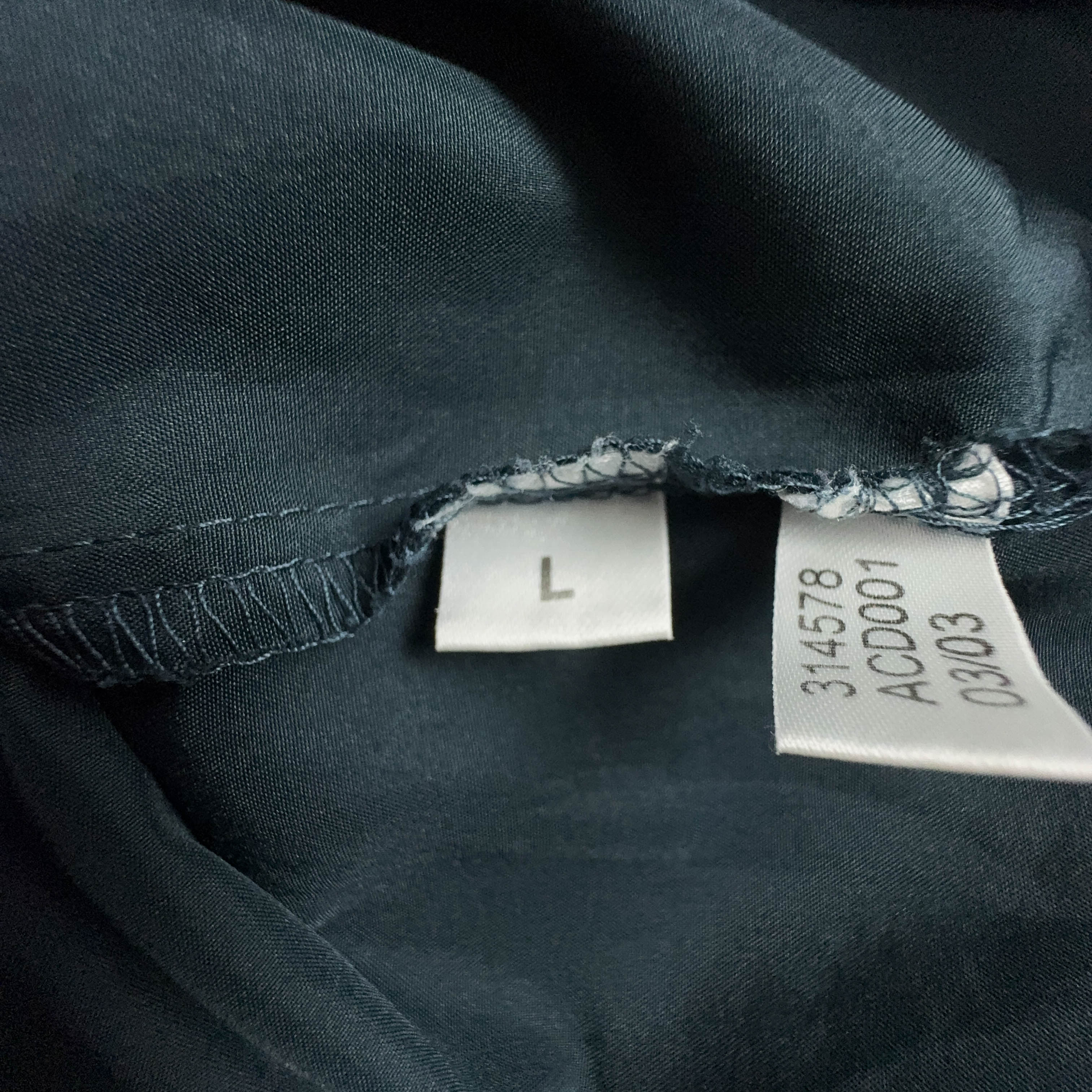 Giacca a vento smanicata Adidas Vintage blu e blu scuro con zip anni 2000 - Taglia L uomo