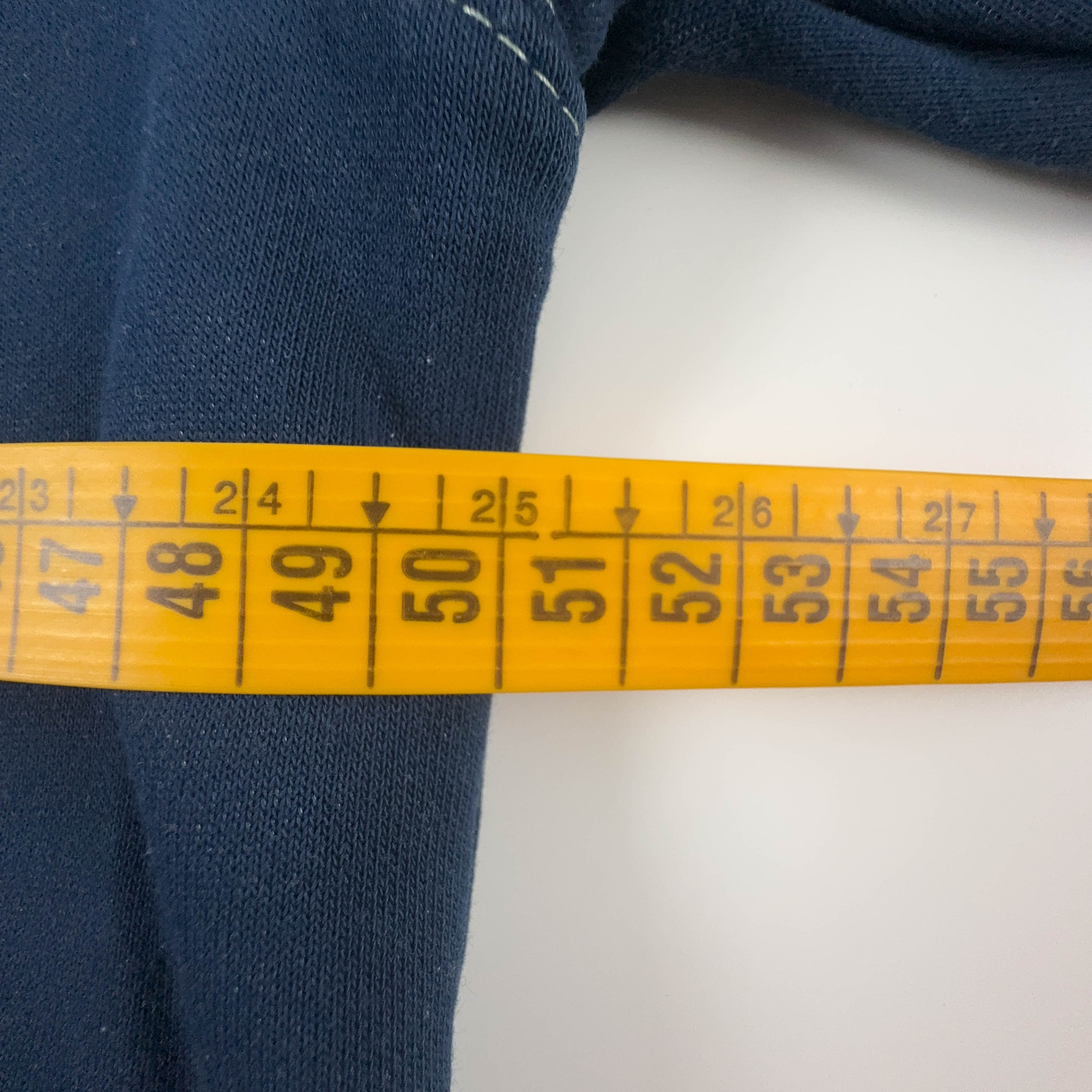 Felpa Nike blu con cappuccio e logo ricamato 80% cotone - Taglia S/M uomo