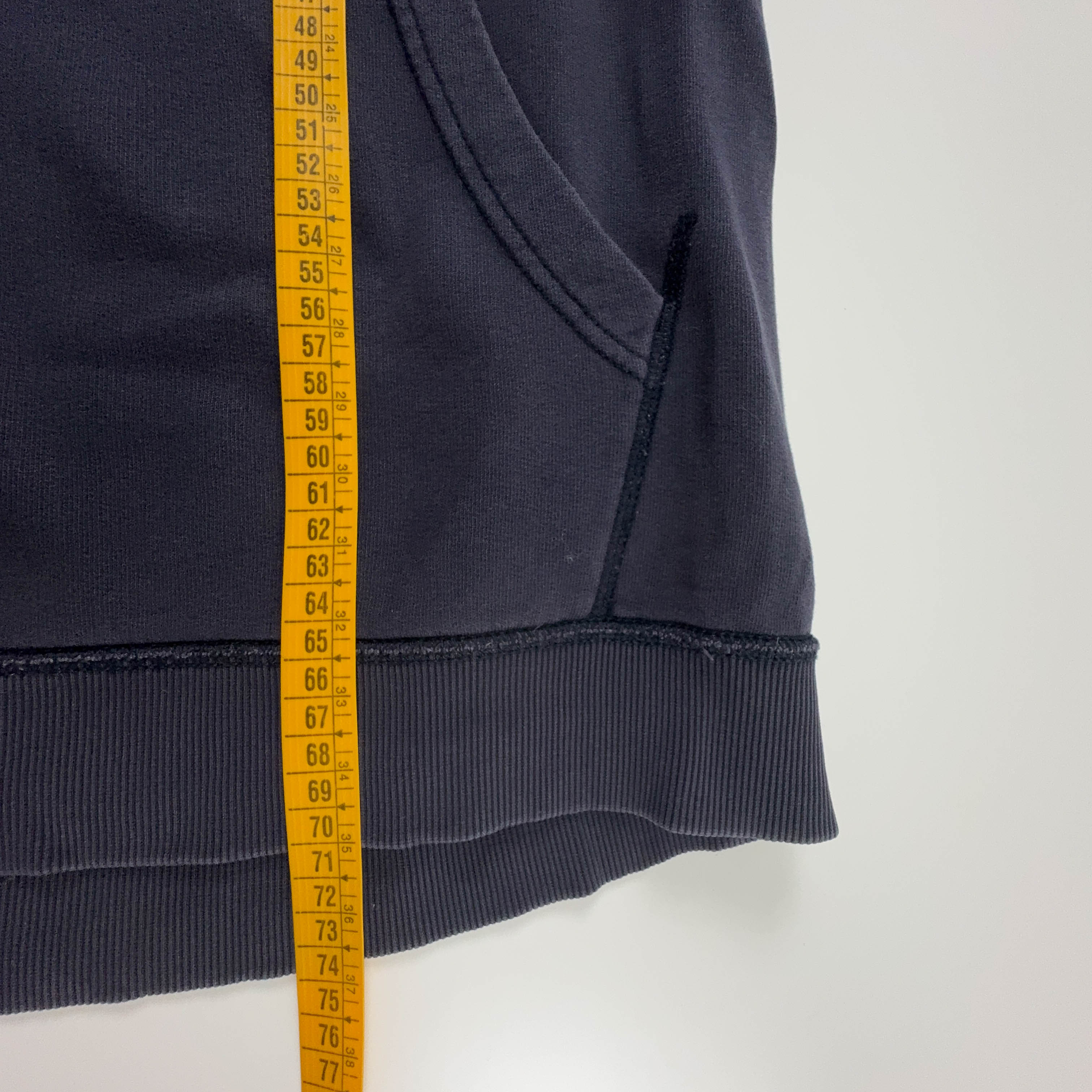 Felpa Napapijri blu con cappuccio e logo ricamato in cotone - Taglia L/XL uomo