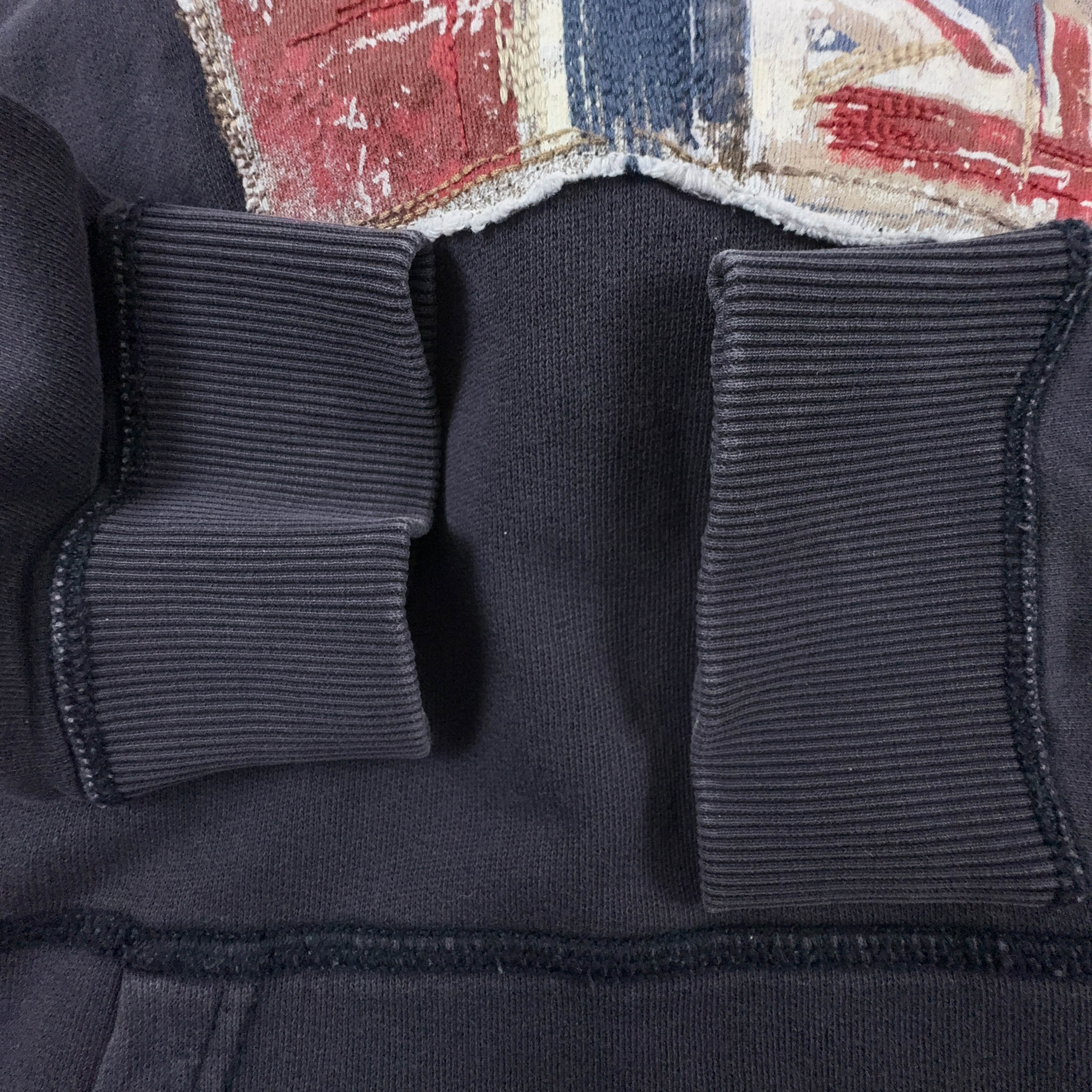 Felpa Napapijri blu con cappuccio e logo ricamato in cotone - Taglia L/XL uomo