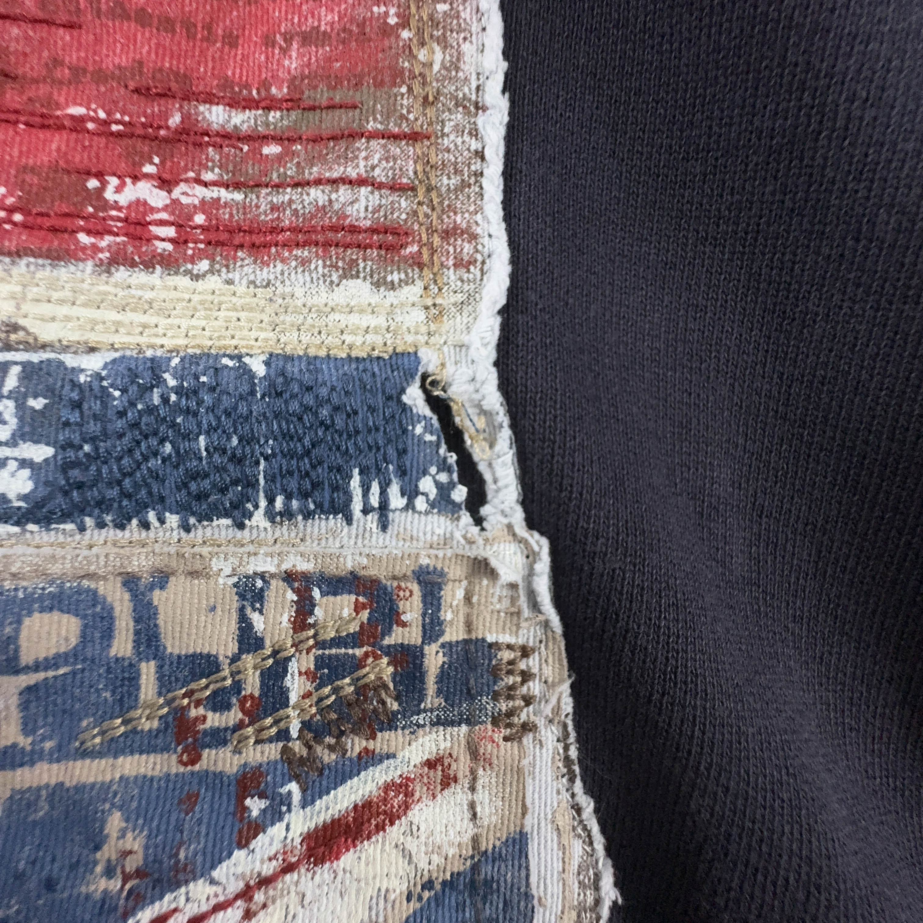 Felpa Napapijri blu con cappuccio e logo ricamato in cotone - Taglia L/XL uomo