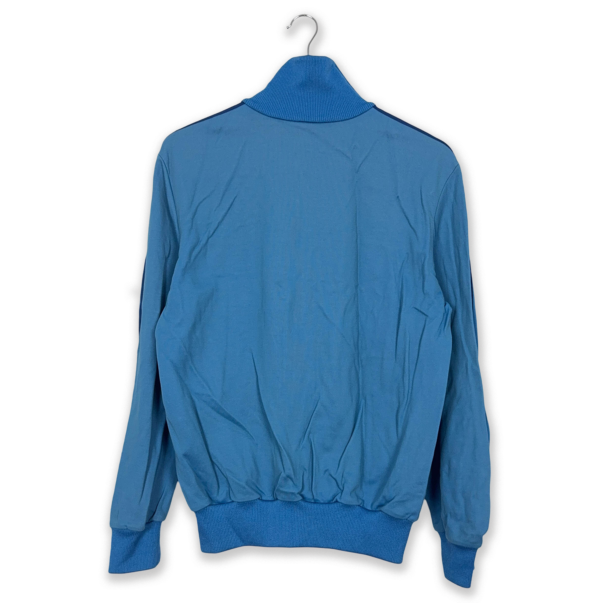 Felpa Adidas Vintage blu con zip anni 80 - Taglia 174 uomo