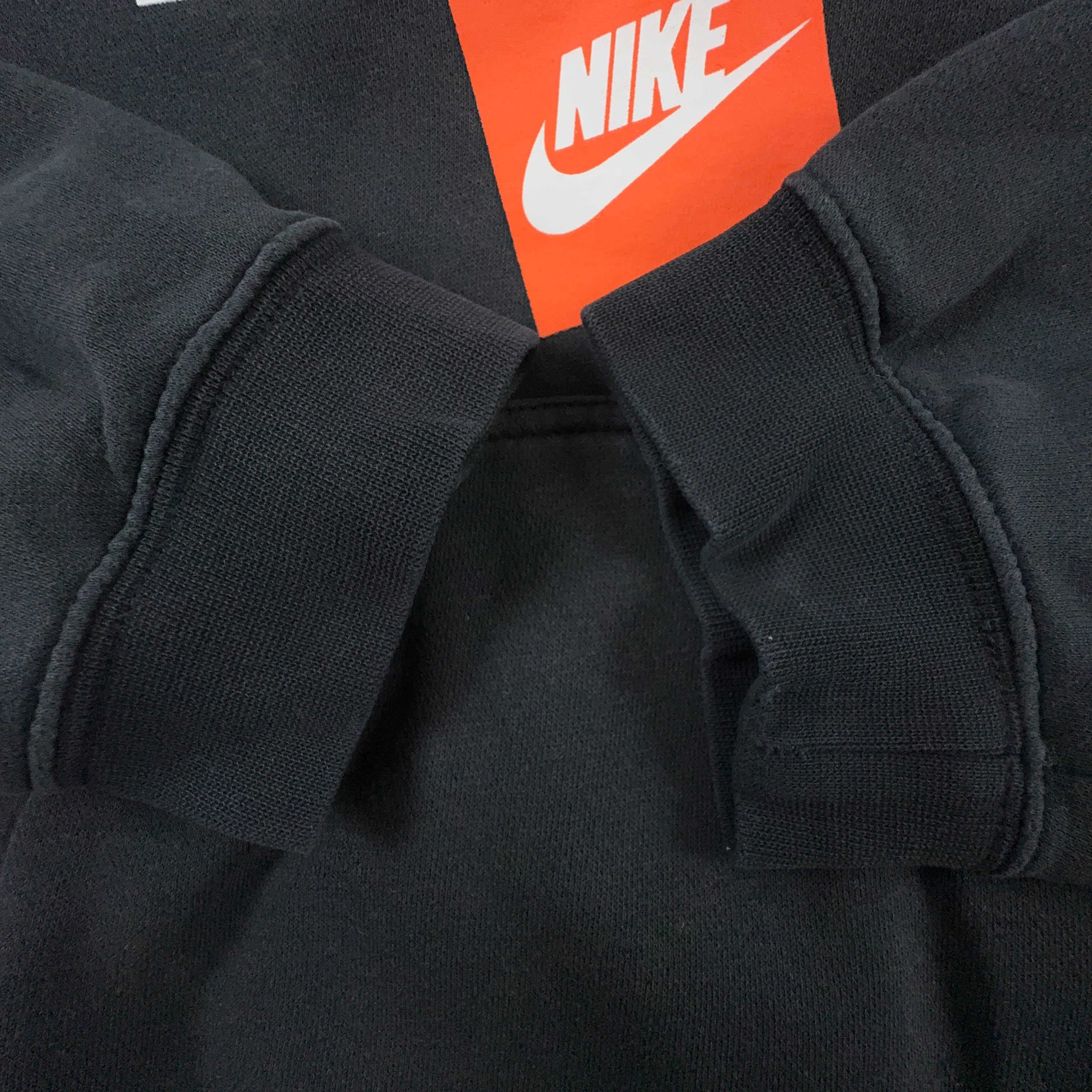 Felpa Nike nera con cappuccio 80% cotone - Taglia L uomo