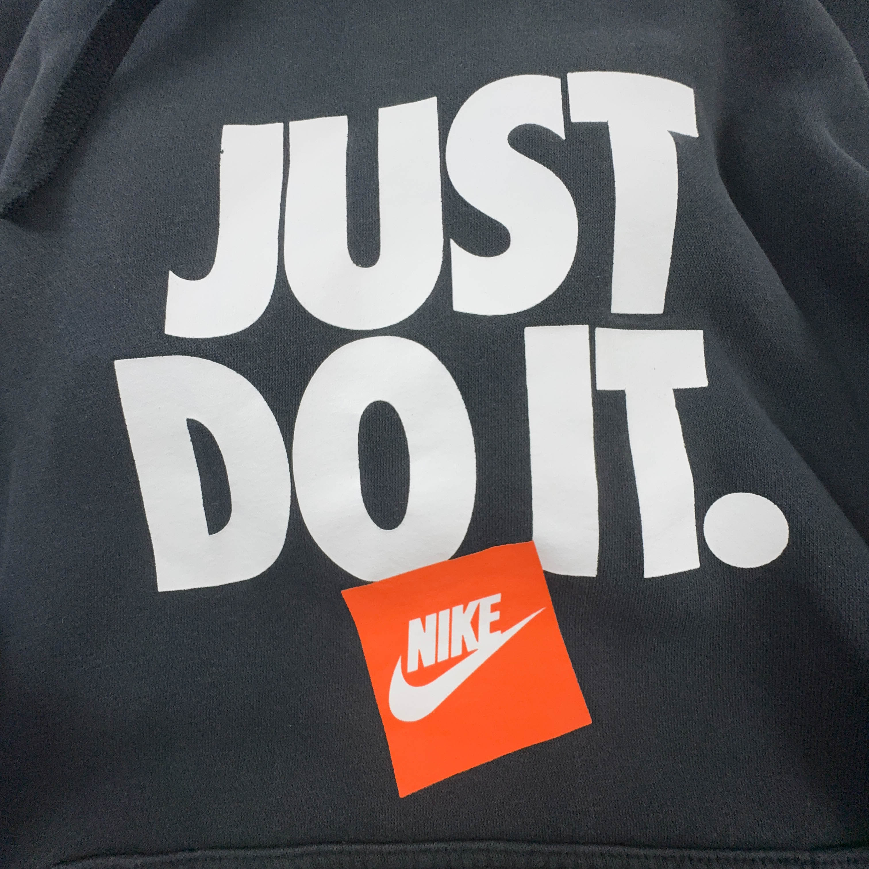 Felpa Nike nera con cappuccio 80% cotone - Taglia L uomo