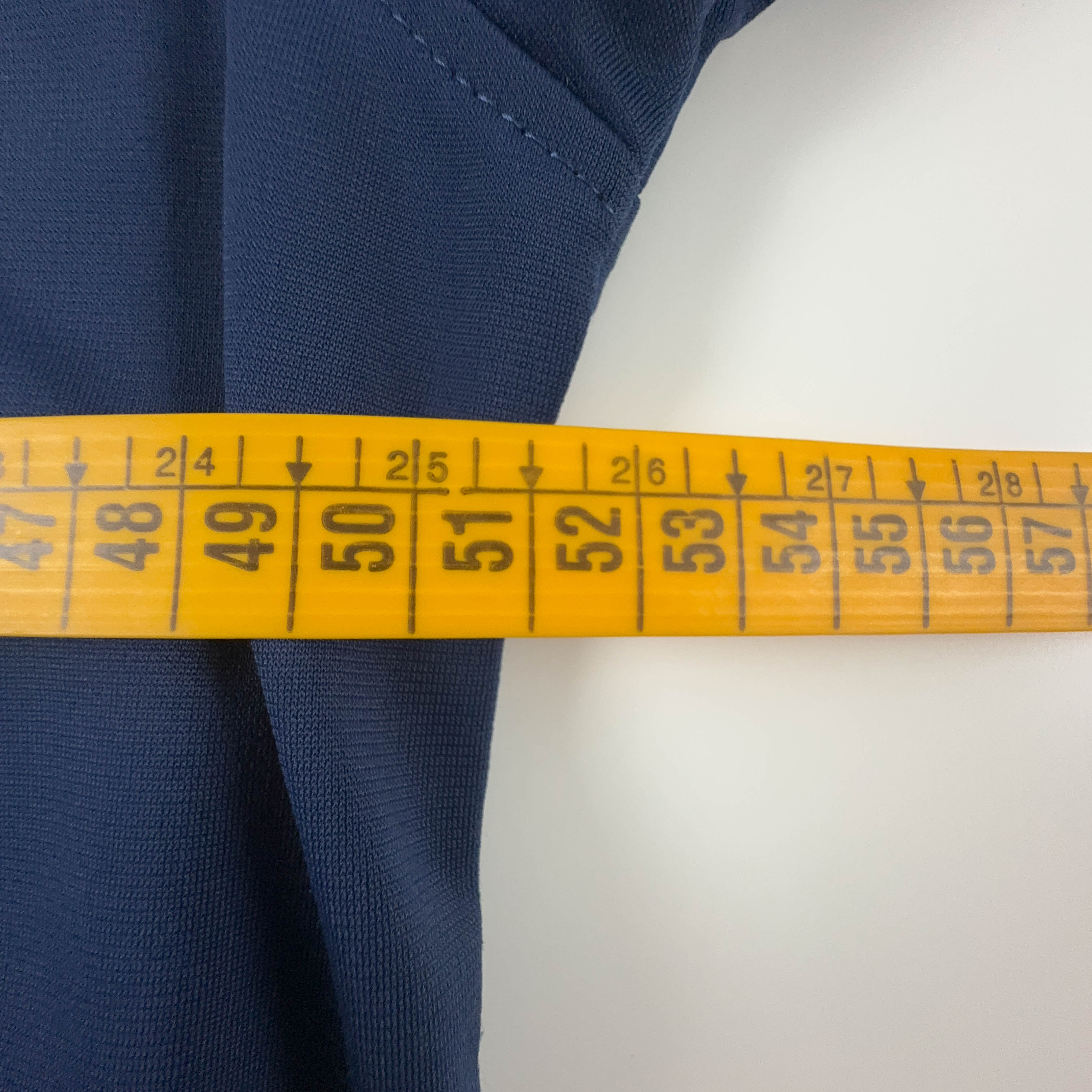 Felpa Nike blu con zip e logo ricamato - Taglia M uomo