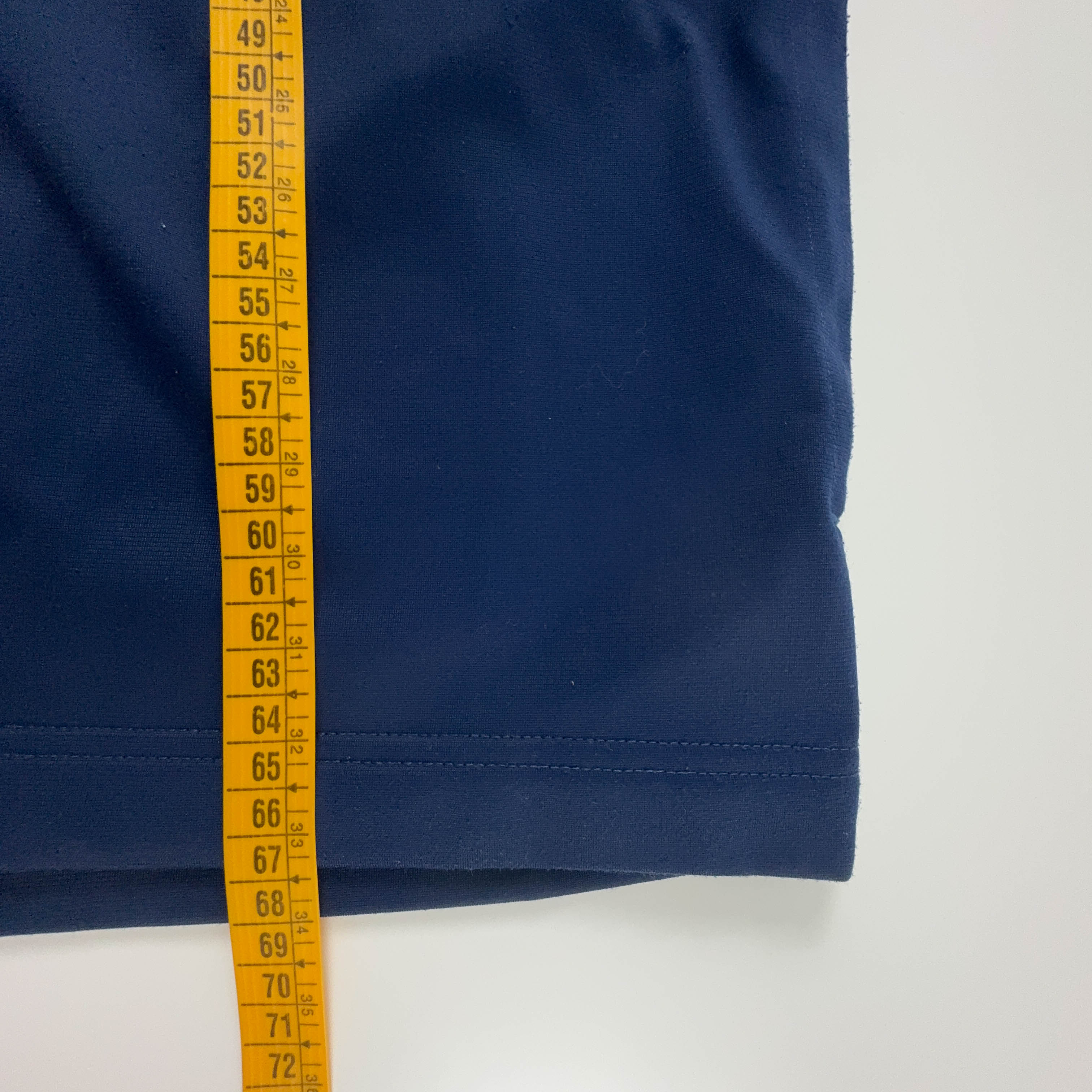 Felpa Nike blu con zip e logo ricamato - Taglia M uomo