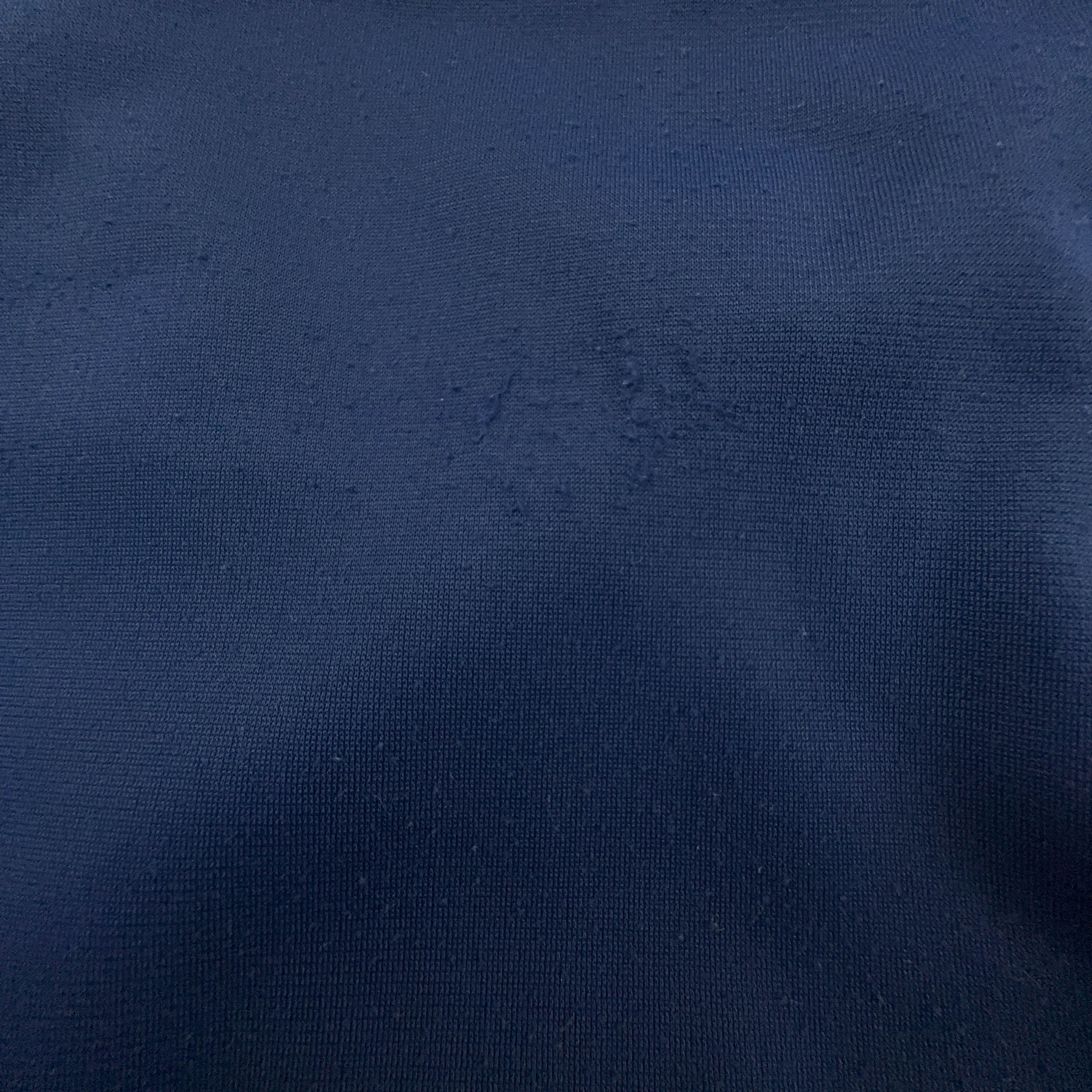 Felpa Nike blu con zip e logo ricamato - Taglia M uomo