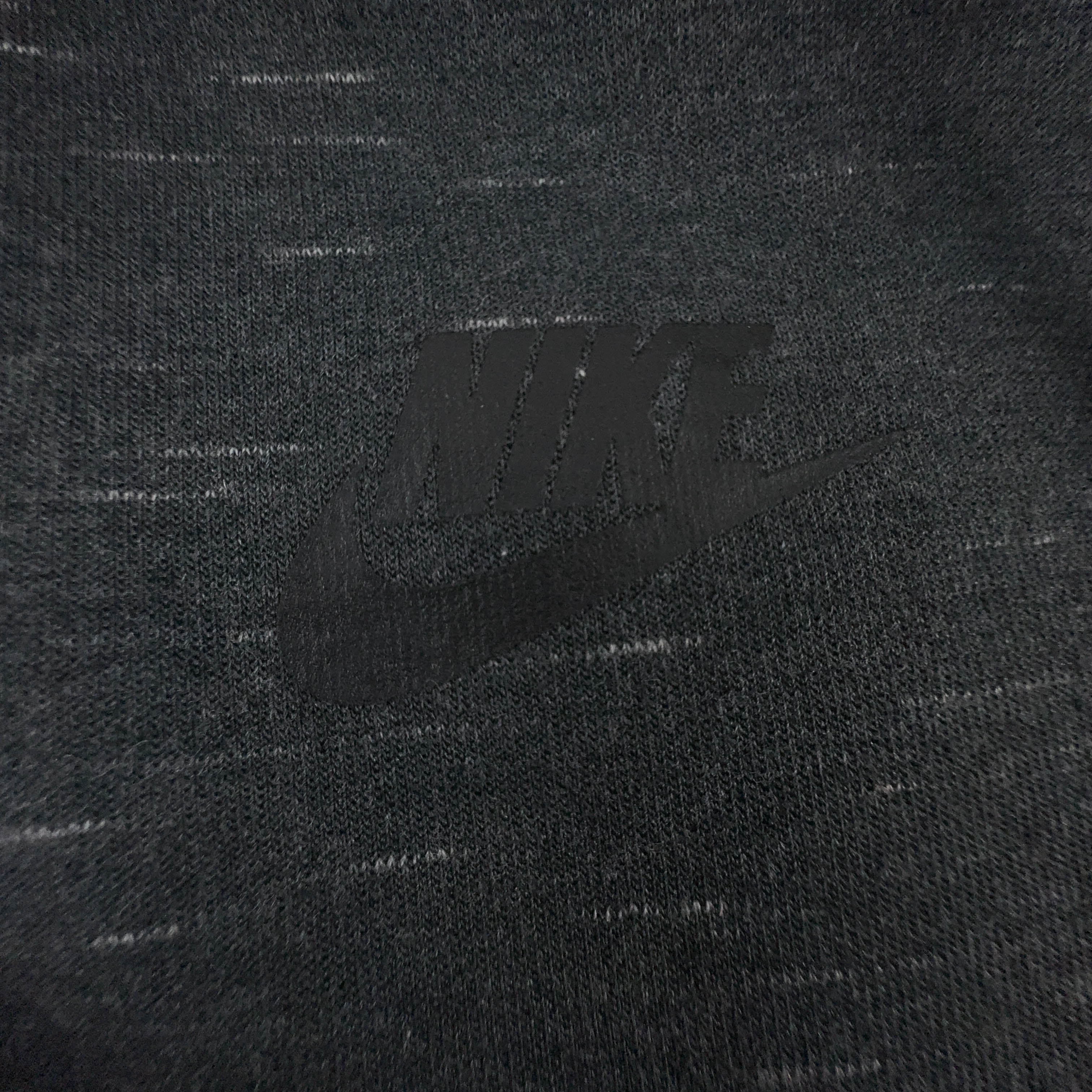 Felpa Nike grigia scura con cappuccio e zip 80% cotone - Taglia S/M uomo