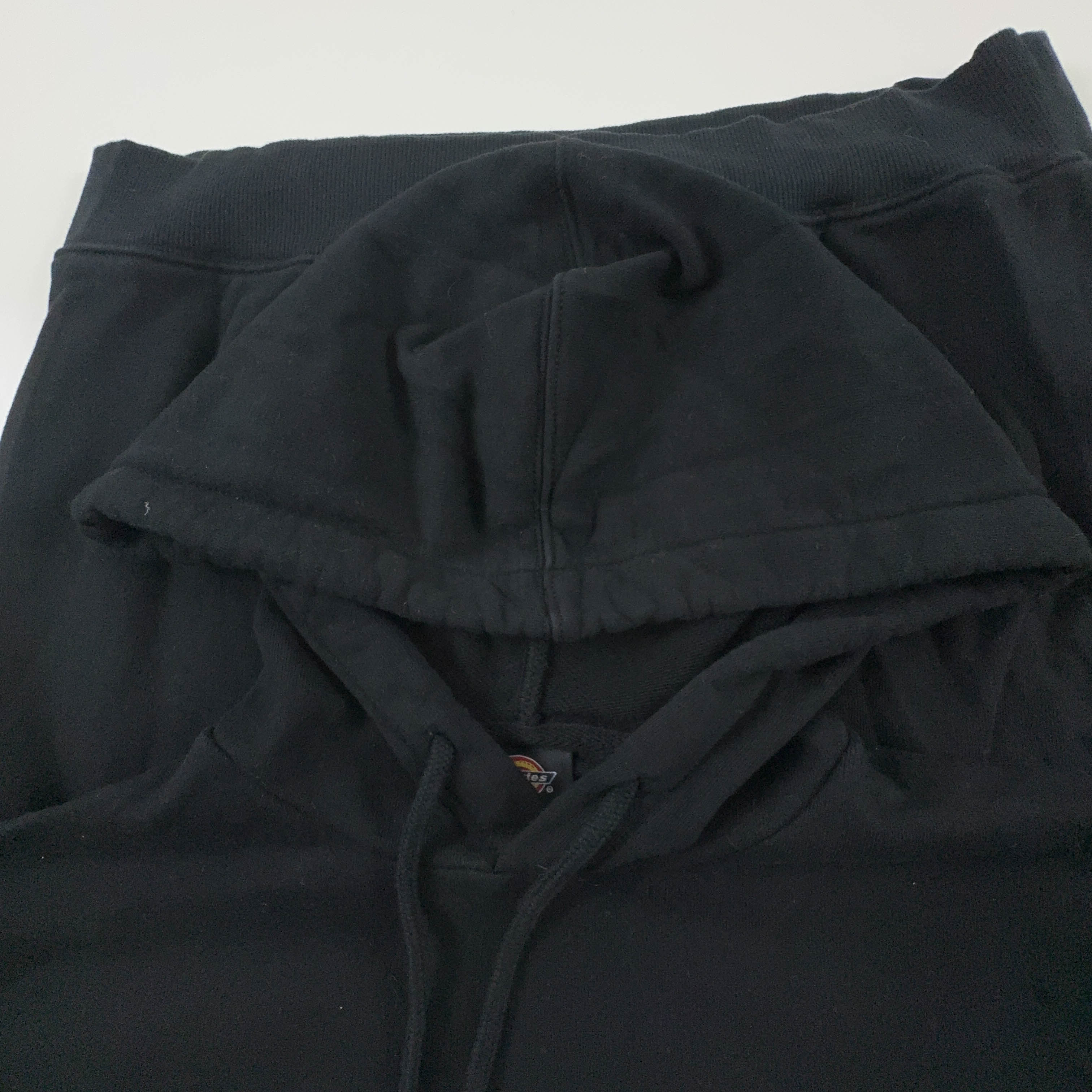 Felpa Dickies nera con cappuccio e logo ricamato in cotone - Taglia S uomo