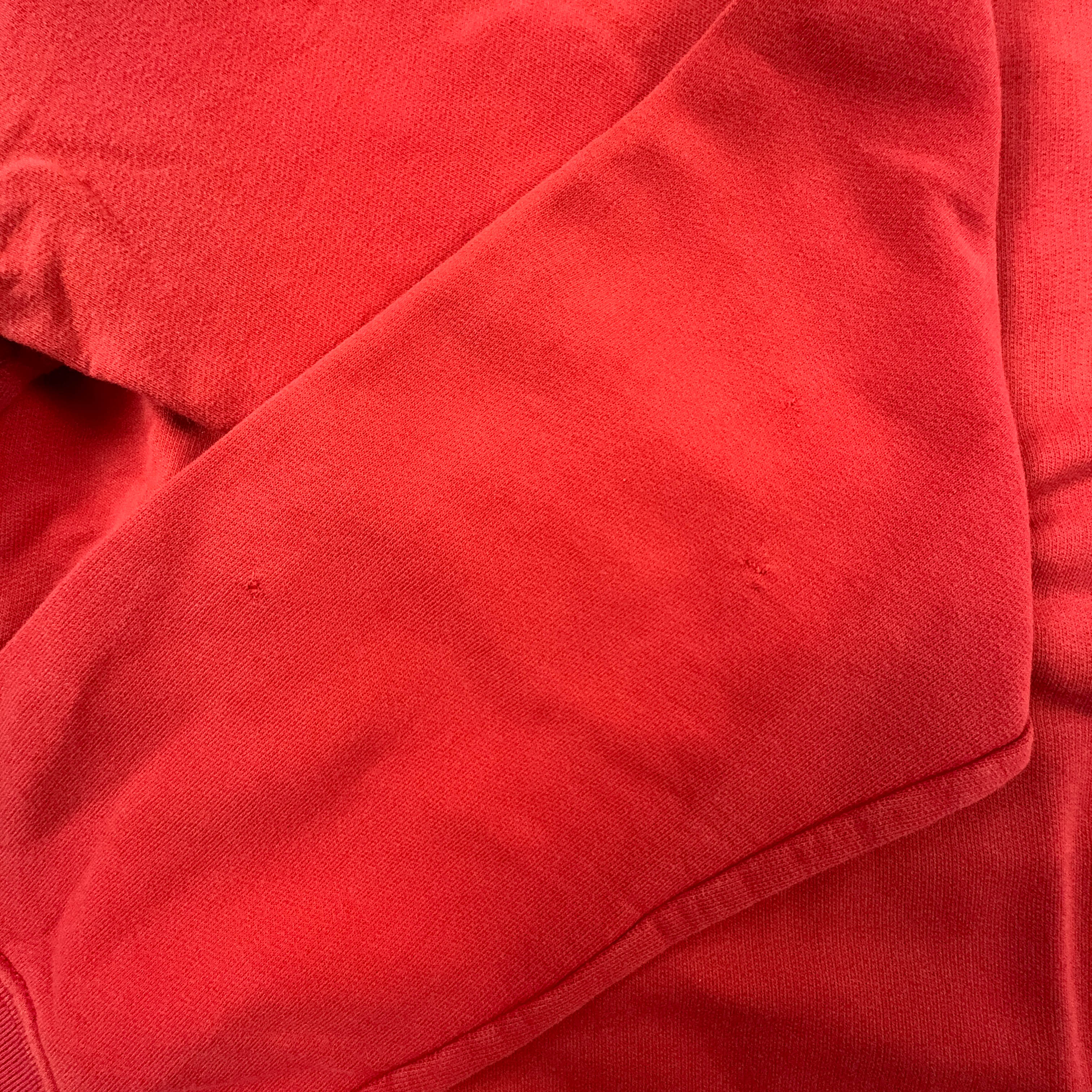 Felpa Tommy Hilfiger Vintage rossa in cotone a girocollo anni 2000 - Taglia L uomo