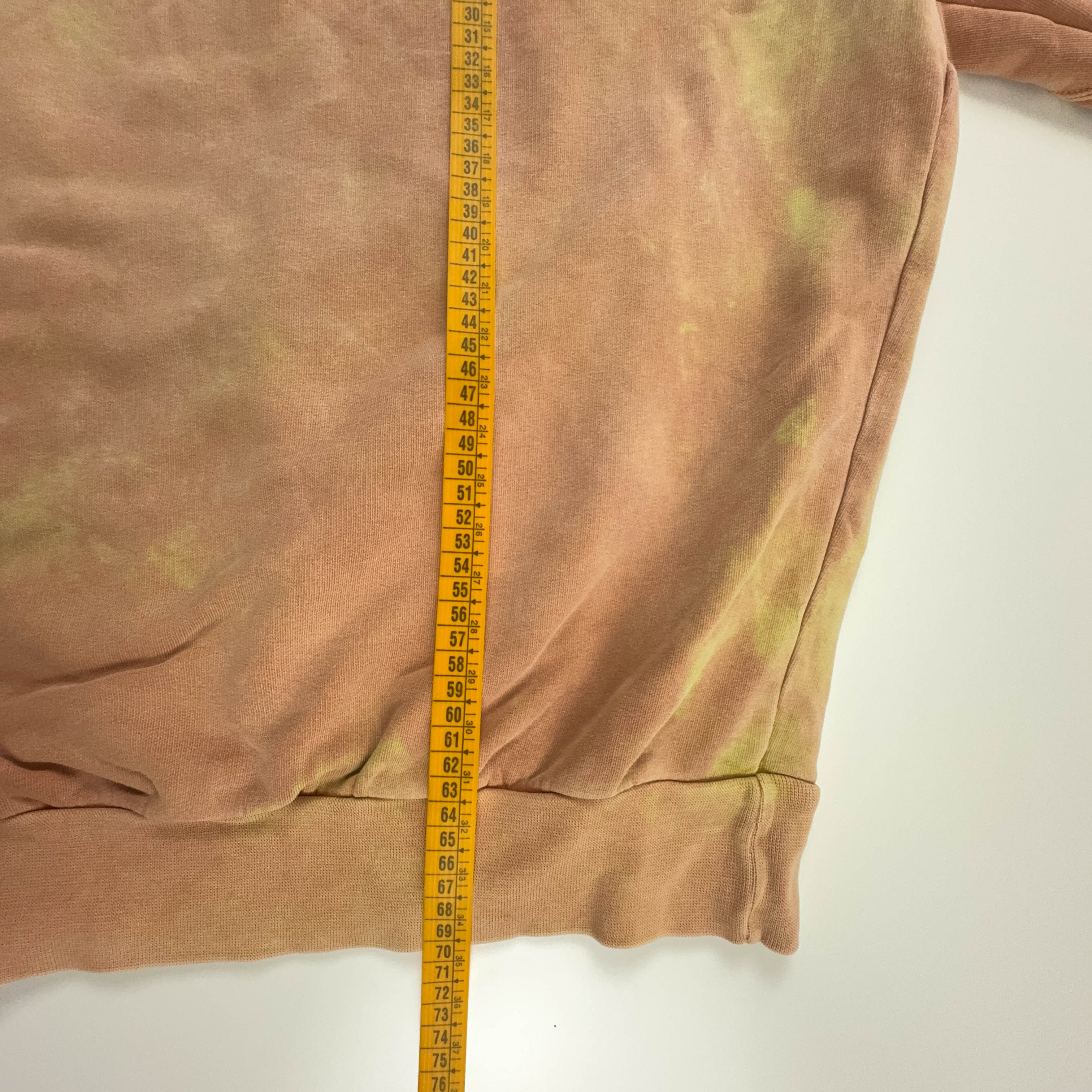 Felpa Timberland Vintage Tie Dye arancione e giallo a girocollo anni 2000 - Taglia M/L uomo