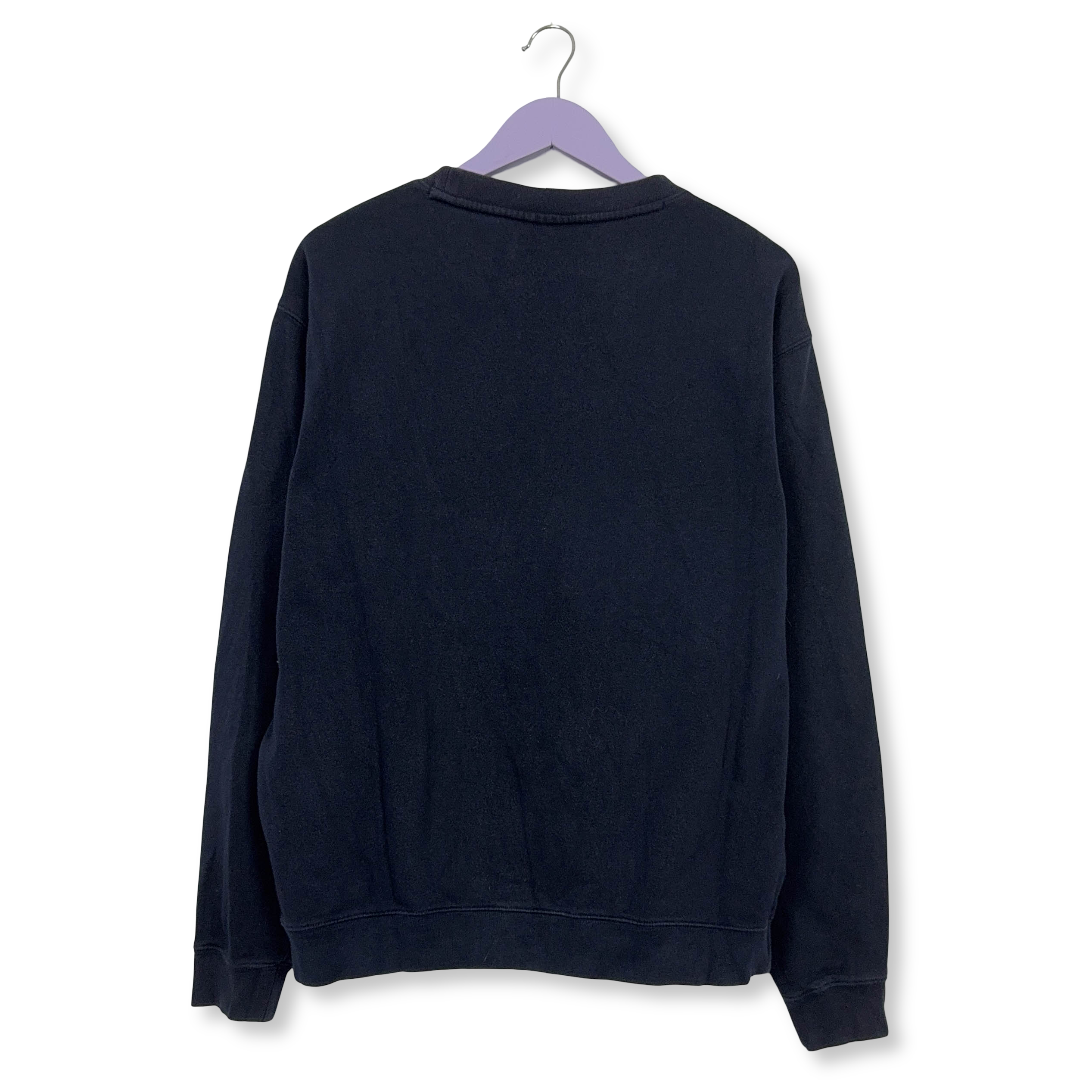 Felpa Fila Vintage blu scura a girocollo 80% cotone - Taglia L uomo