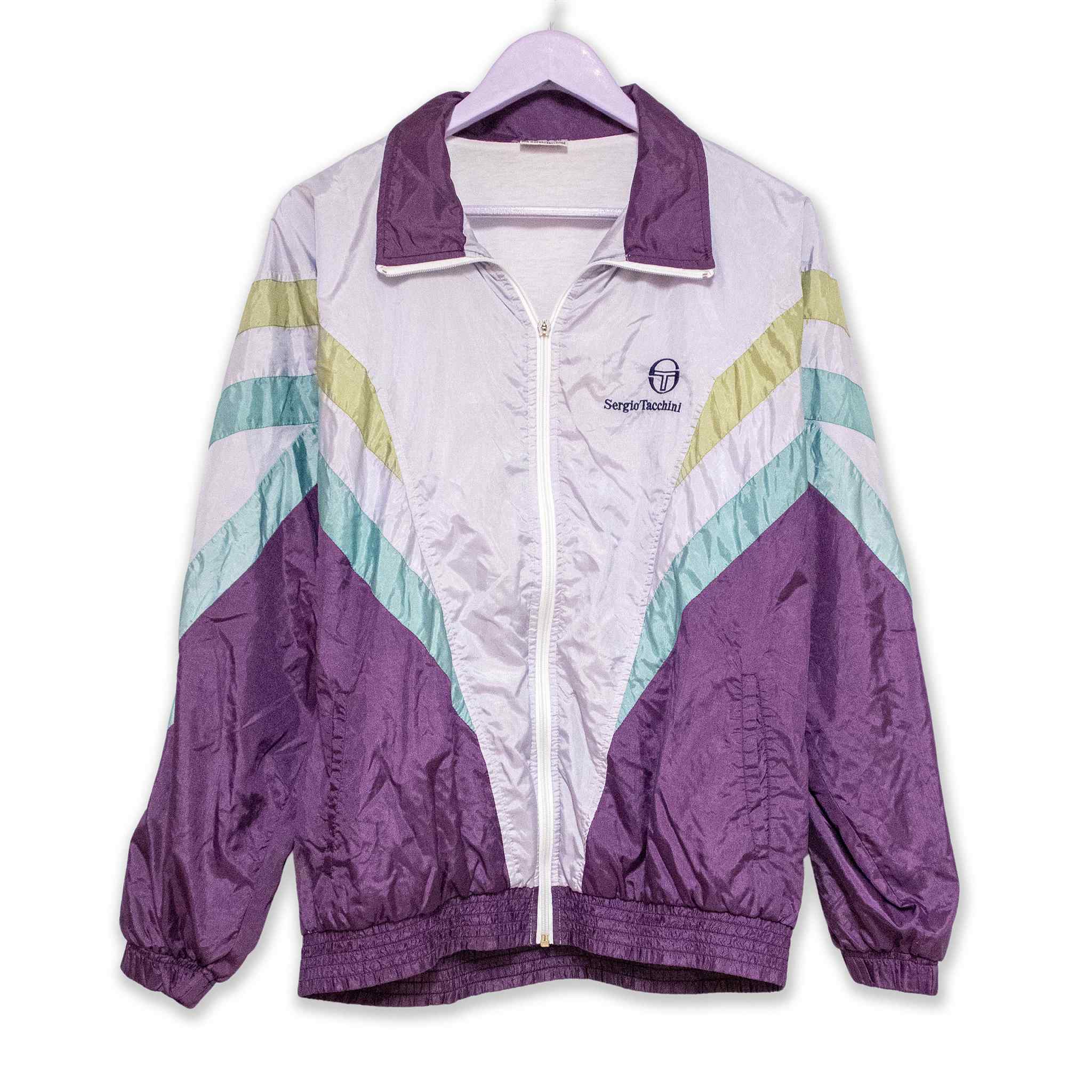 Sergio Tacchini Vintage Windbreaker - Size L