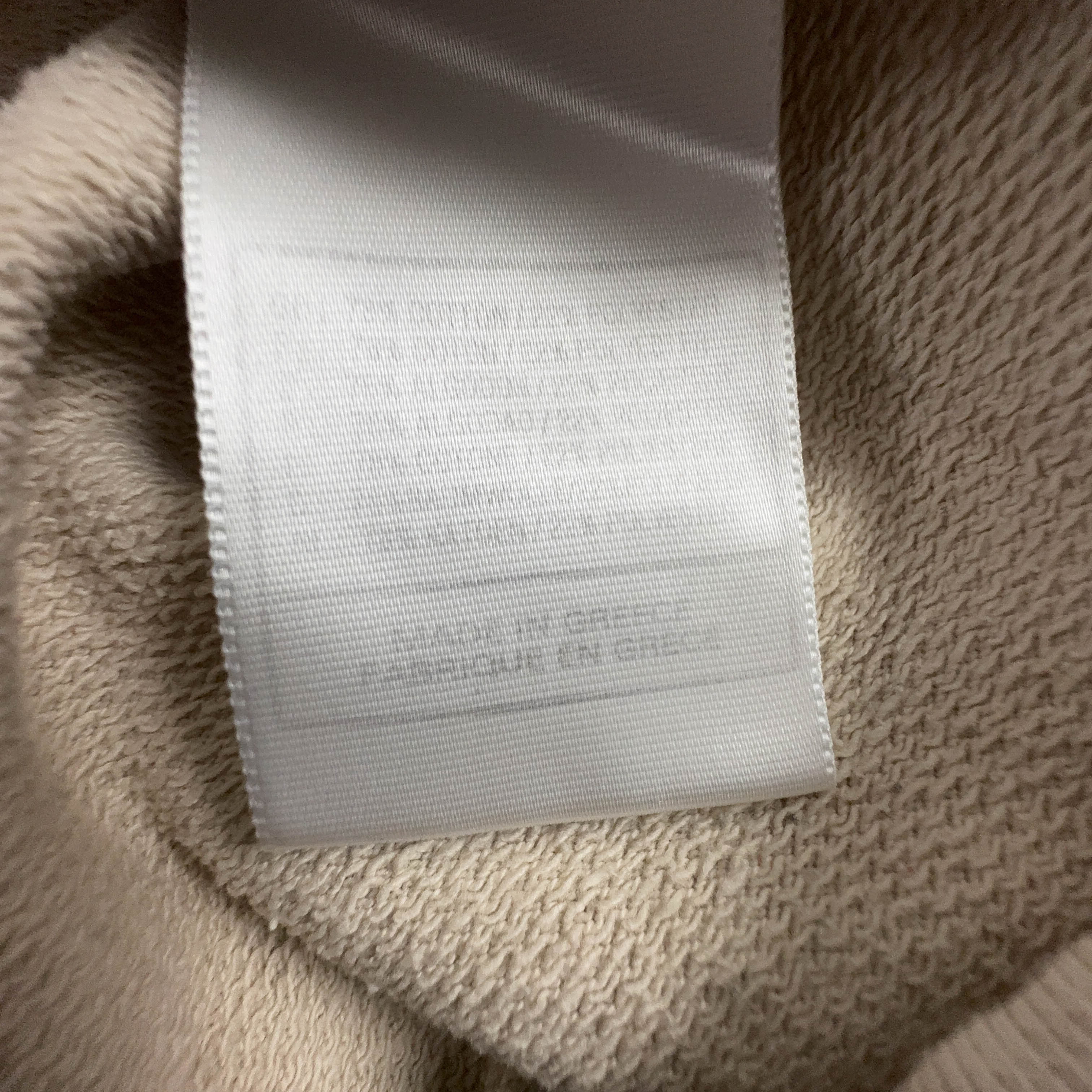 Felpa Nike Vintage crema con zip 78% cotone anni 2000 - Taglia XL 188 uomo