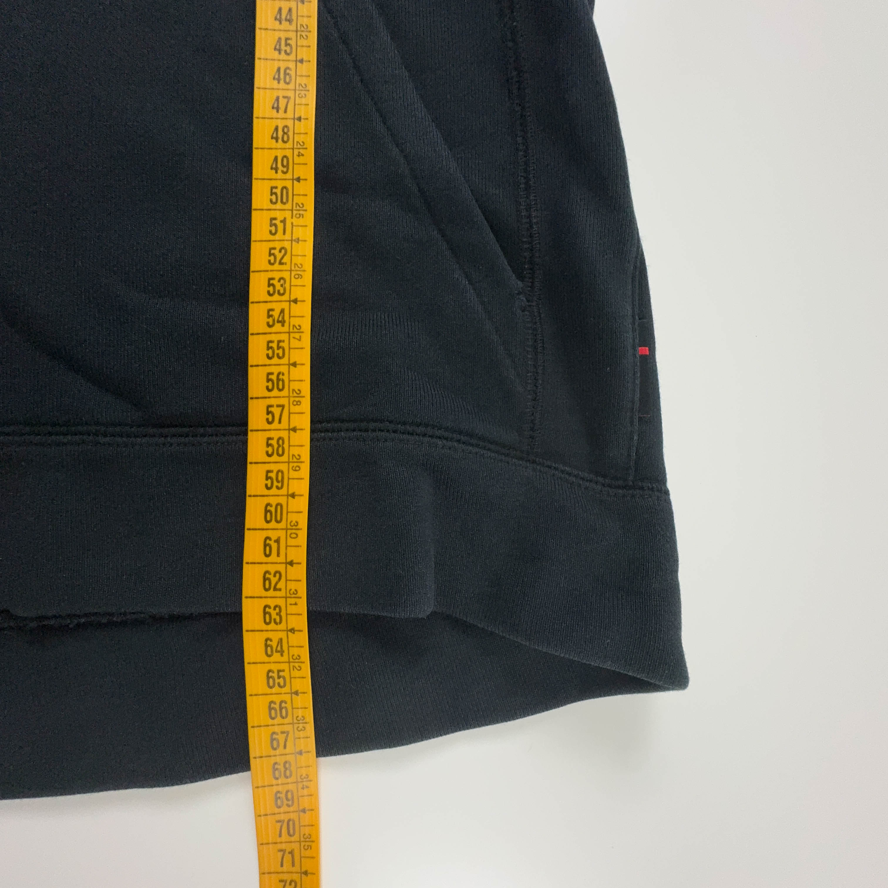 Felpa Jordan nera con cappuccio e zip 73% cotone - Taglia M uomo