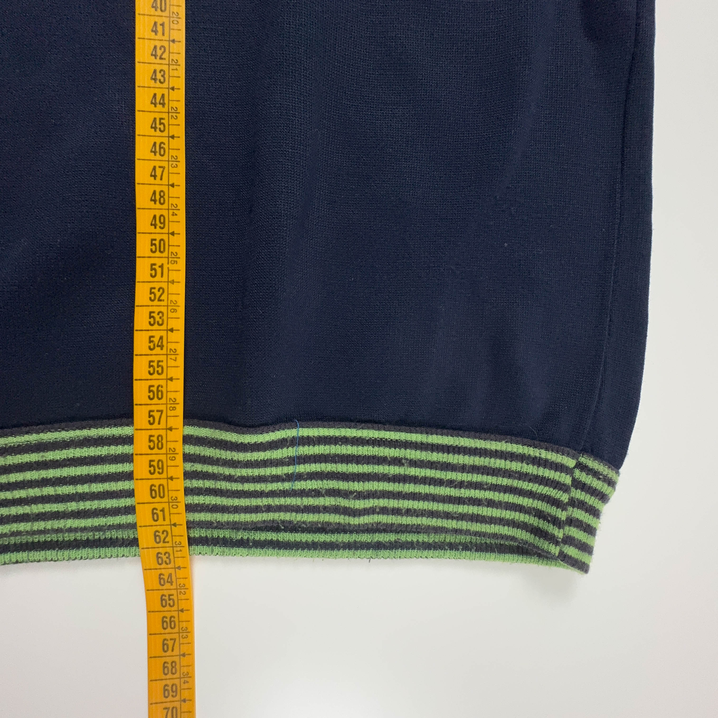 Felpa Puma Vintage blu scuro con bottoni e logo ricamato 40% cotone - Taglia M/L uomo