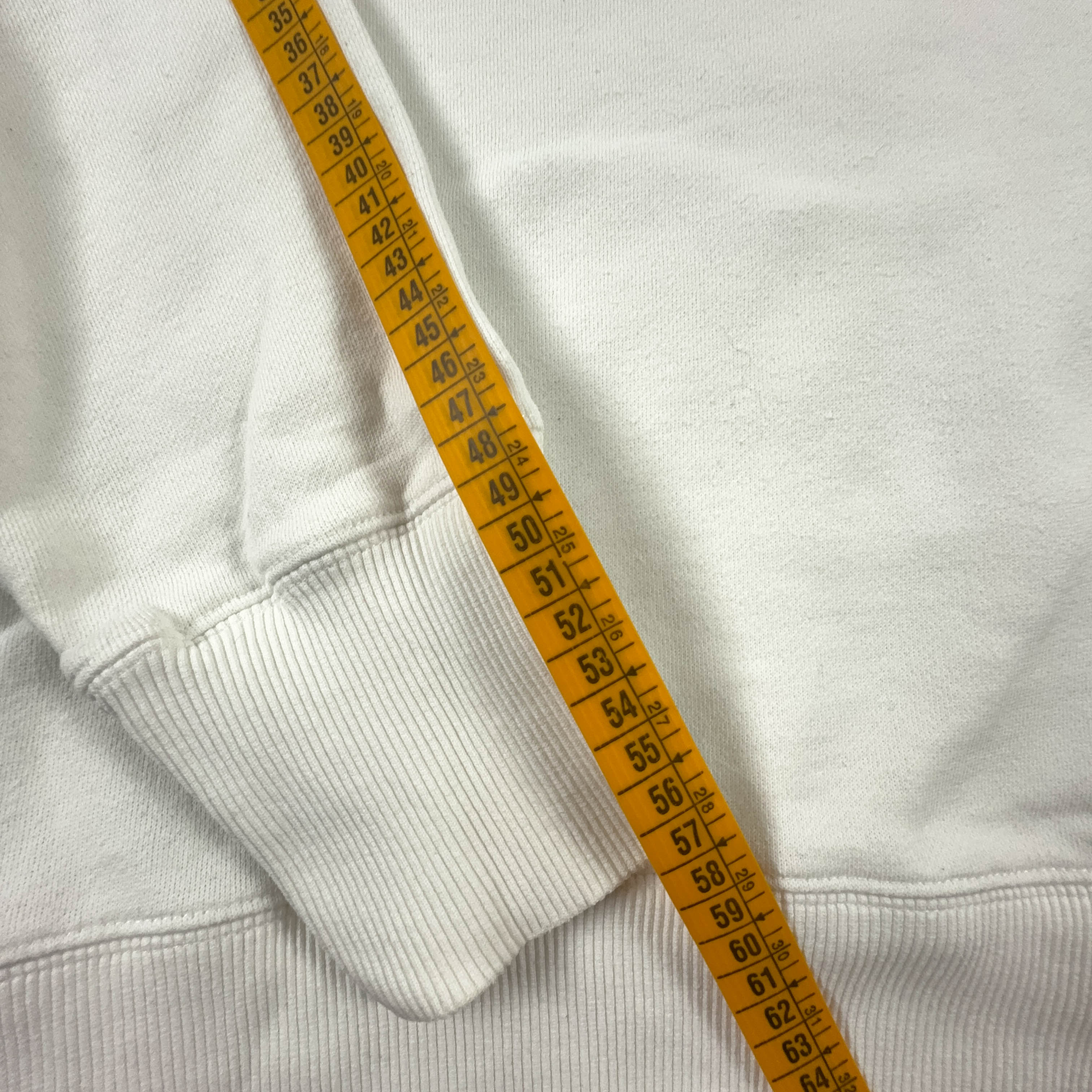 Felpa Tommy Hilfiger bianca a girocollo in cotone anni 2000 - Taglia L uomo