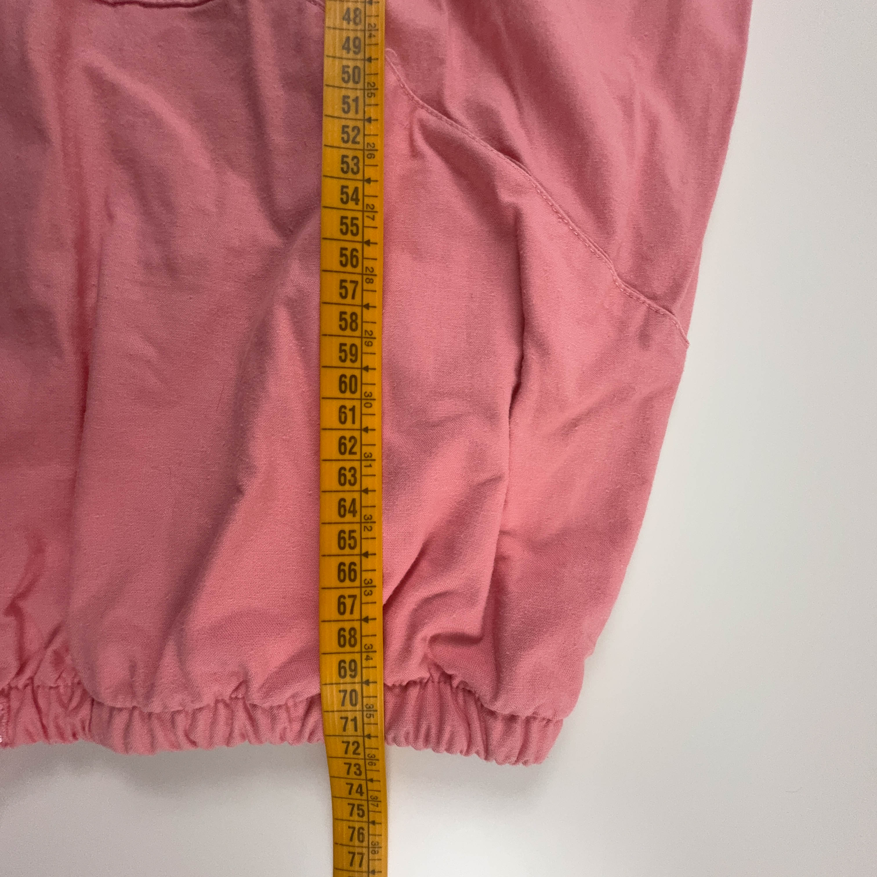 Felpa Adidas Vintage rosa quarter zip in cotone anni 80 - Taglia D7 F180 uomo