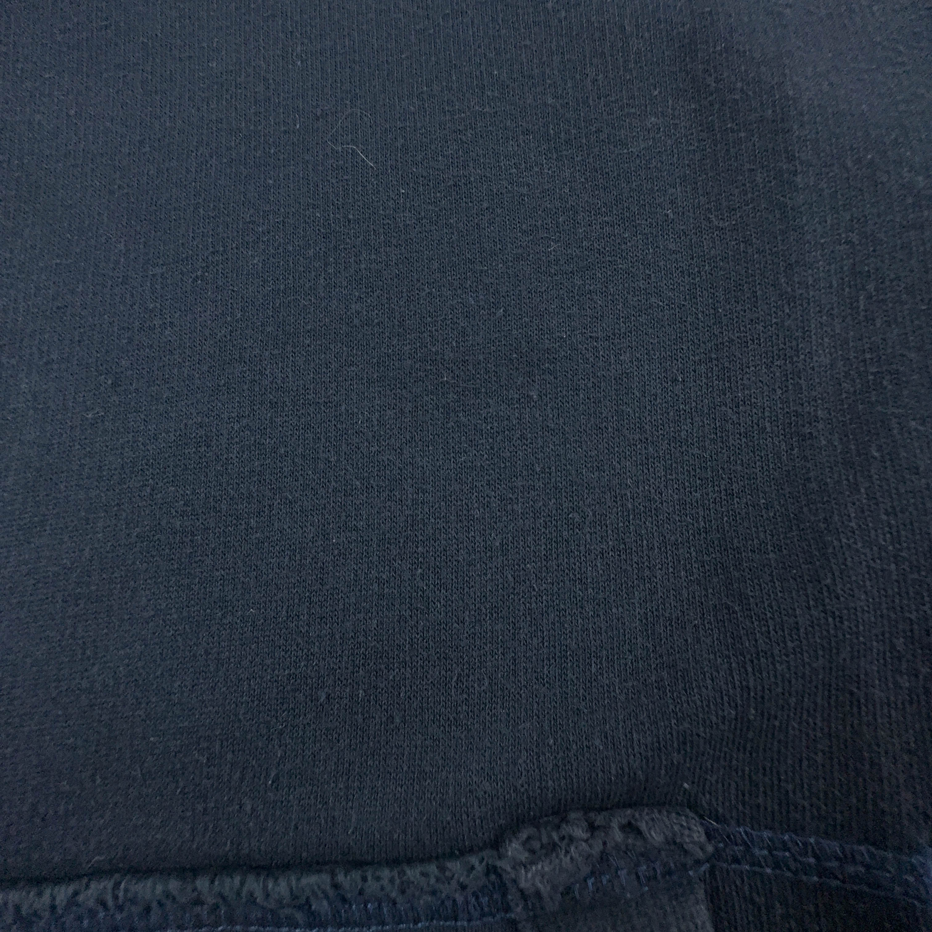 Felpa Adidas Vintage blu scura con cappuccio 70% cotone anni 2000 - Taglia L/XL uomo