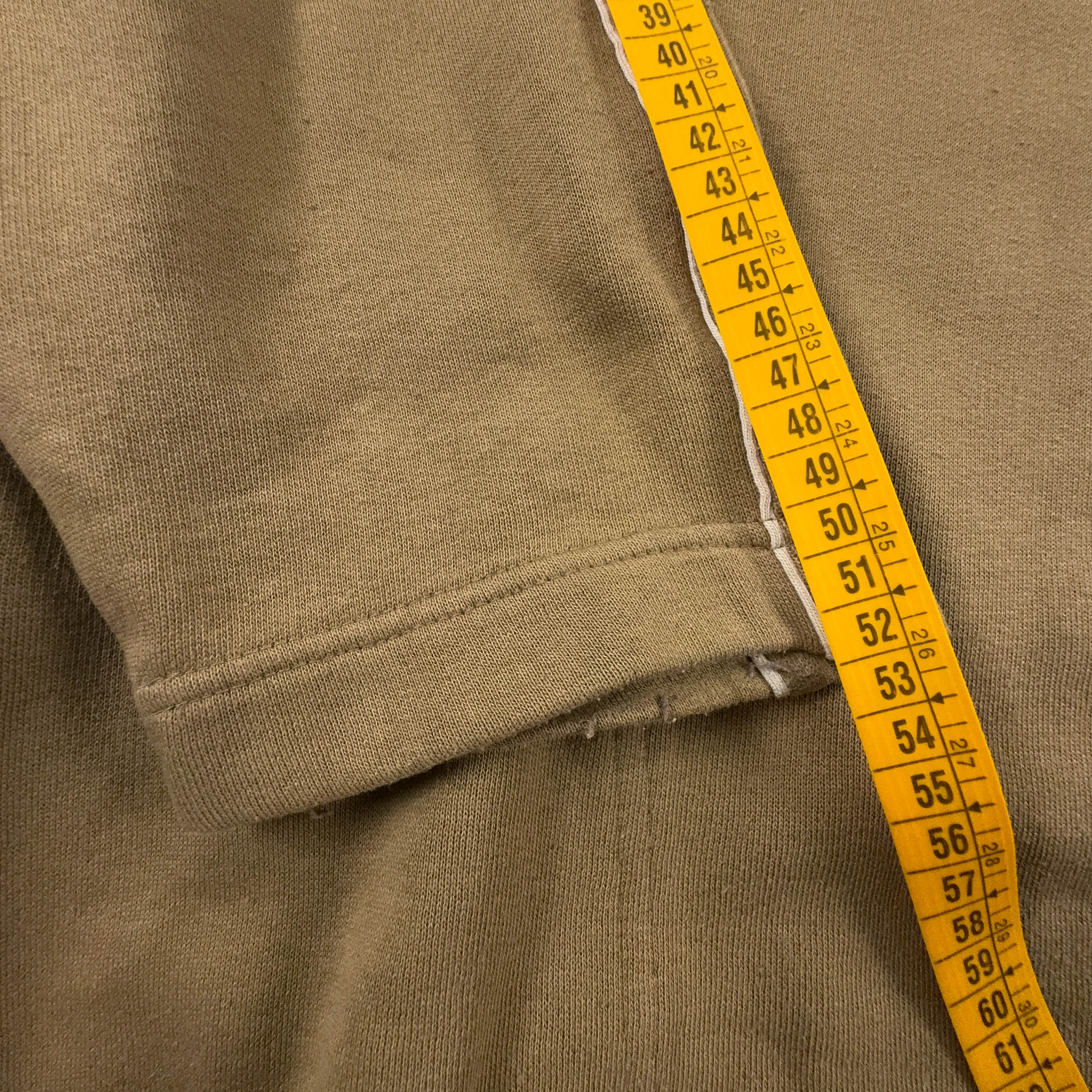 Felpa Lotto Vintage marrone quarter zip anni 90 - Taglia 50 uomo