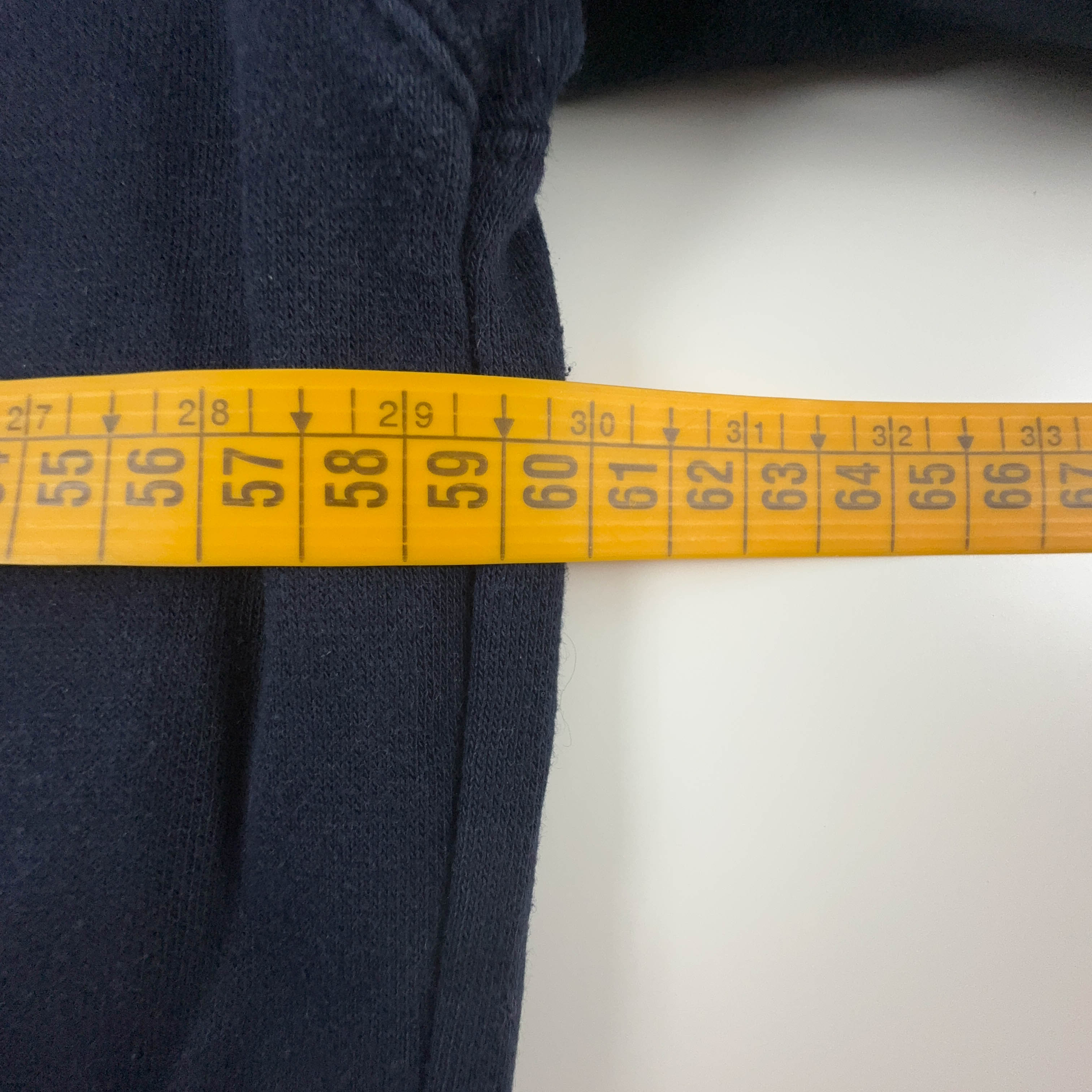 Felpa Fila Vintage blu scura a girocollo 80% cotone - Taglia L uomo