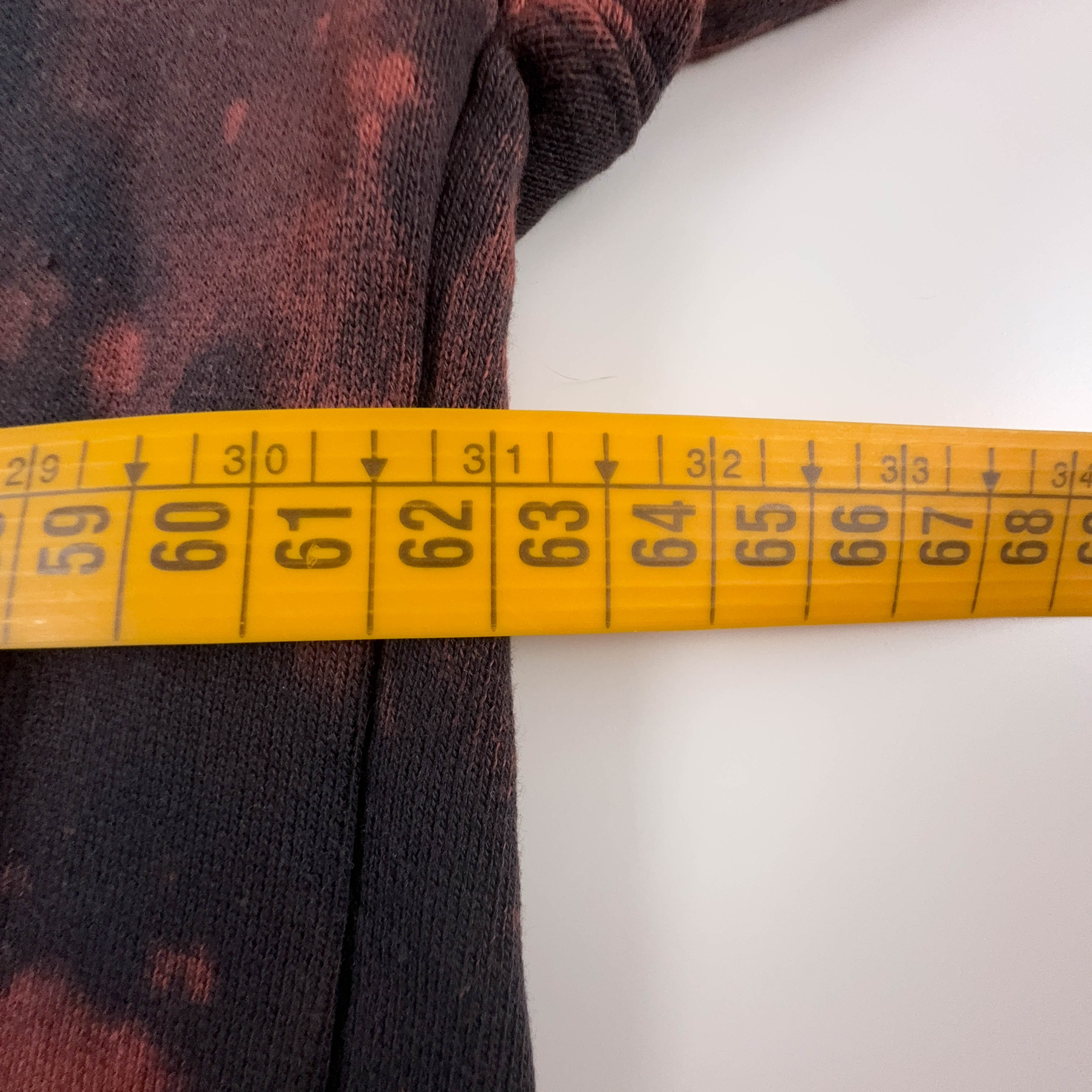 Felpa Everlast Tie Dye Vintage con scollo a V in cotone - Taglia L uomo