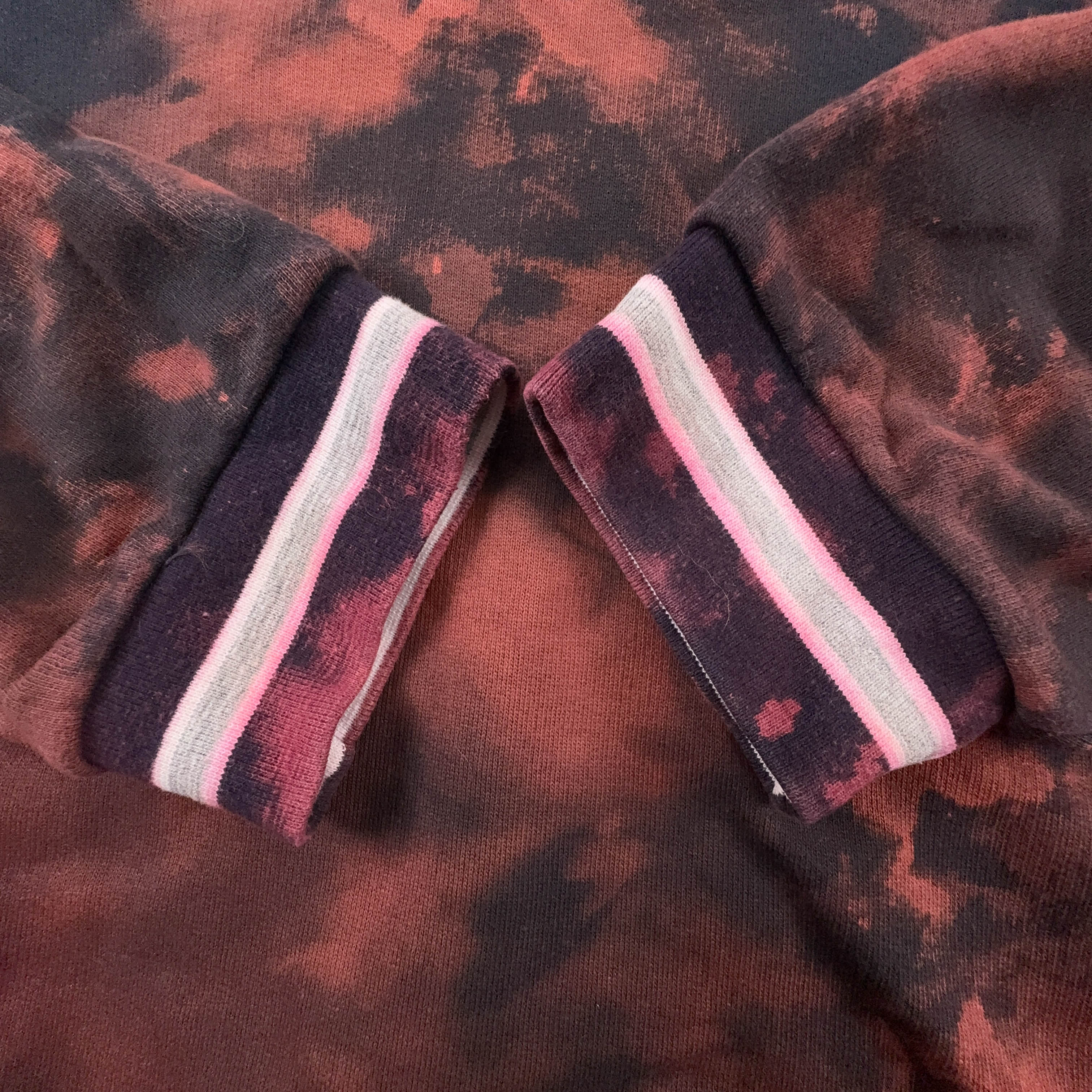 Felpa Everlast Tie Dye Vintage con scollo a V in cotone - Taglia L uomo