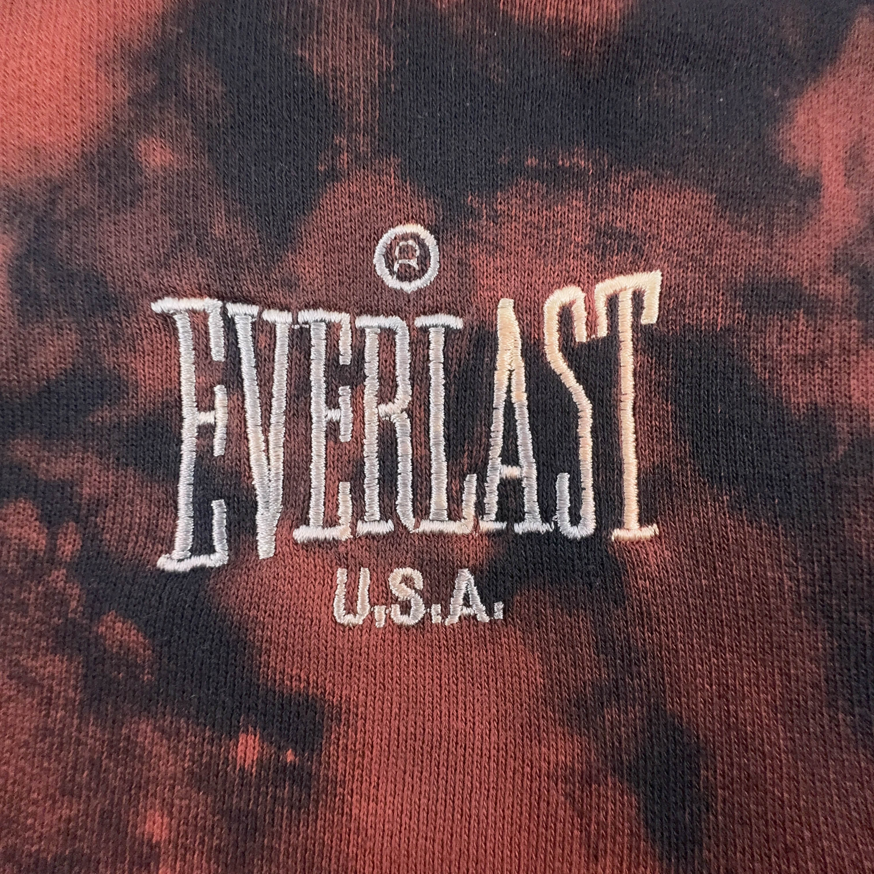 Felpa Everlast Tie Dye Vintage con scollo a V in cotone - Taglia L uomo