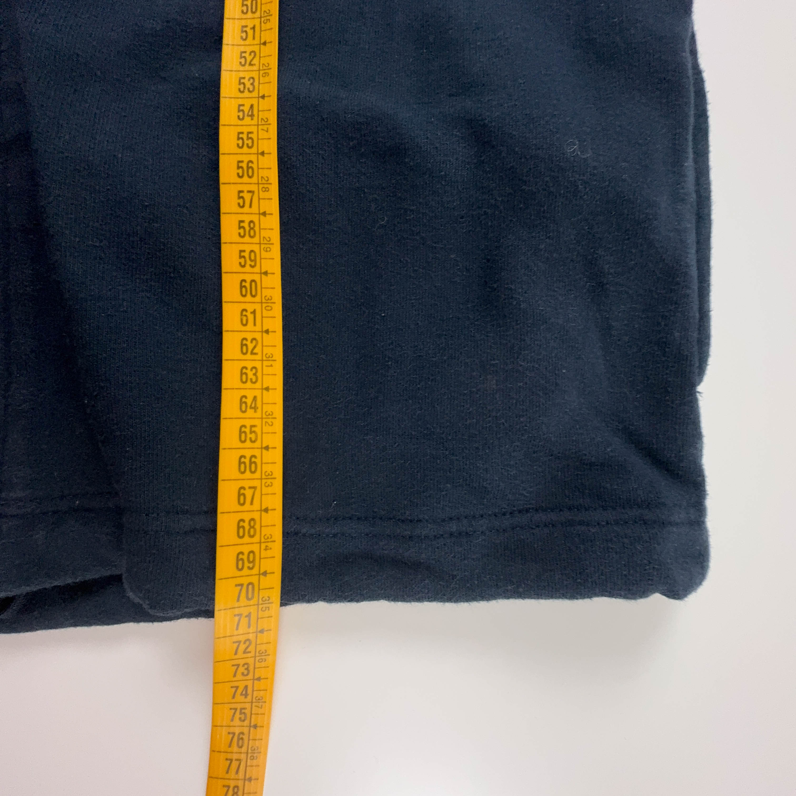 Felpa Nike Vintage blu scura con zip 78% cotone anni 2000 - Taglia M 178 uomo