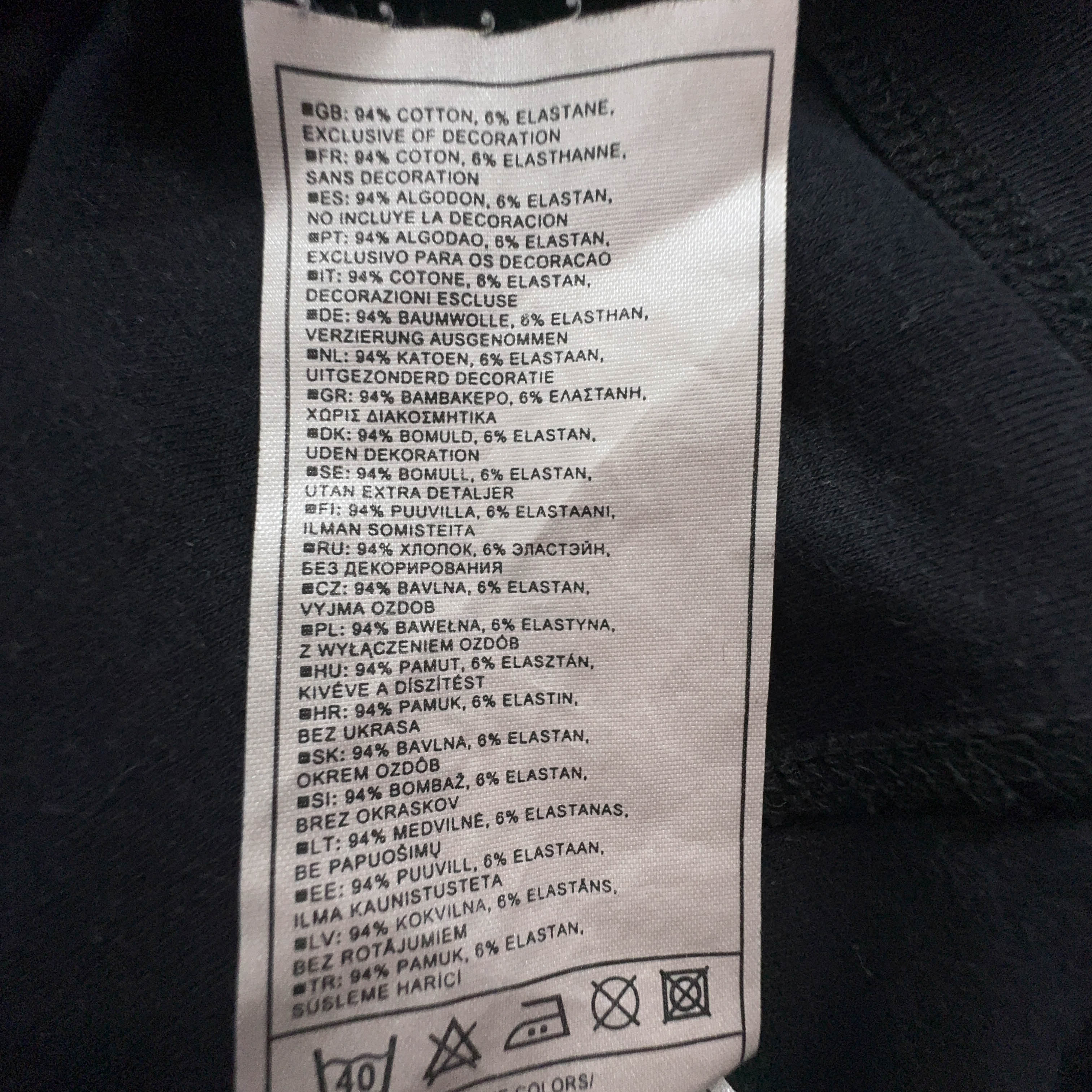 Felpa Nike Vintage leggera nera a girocollo 94% cotone anni 00 - Taglia M/L uomo