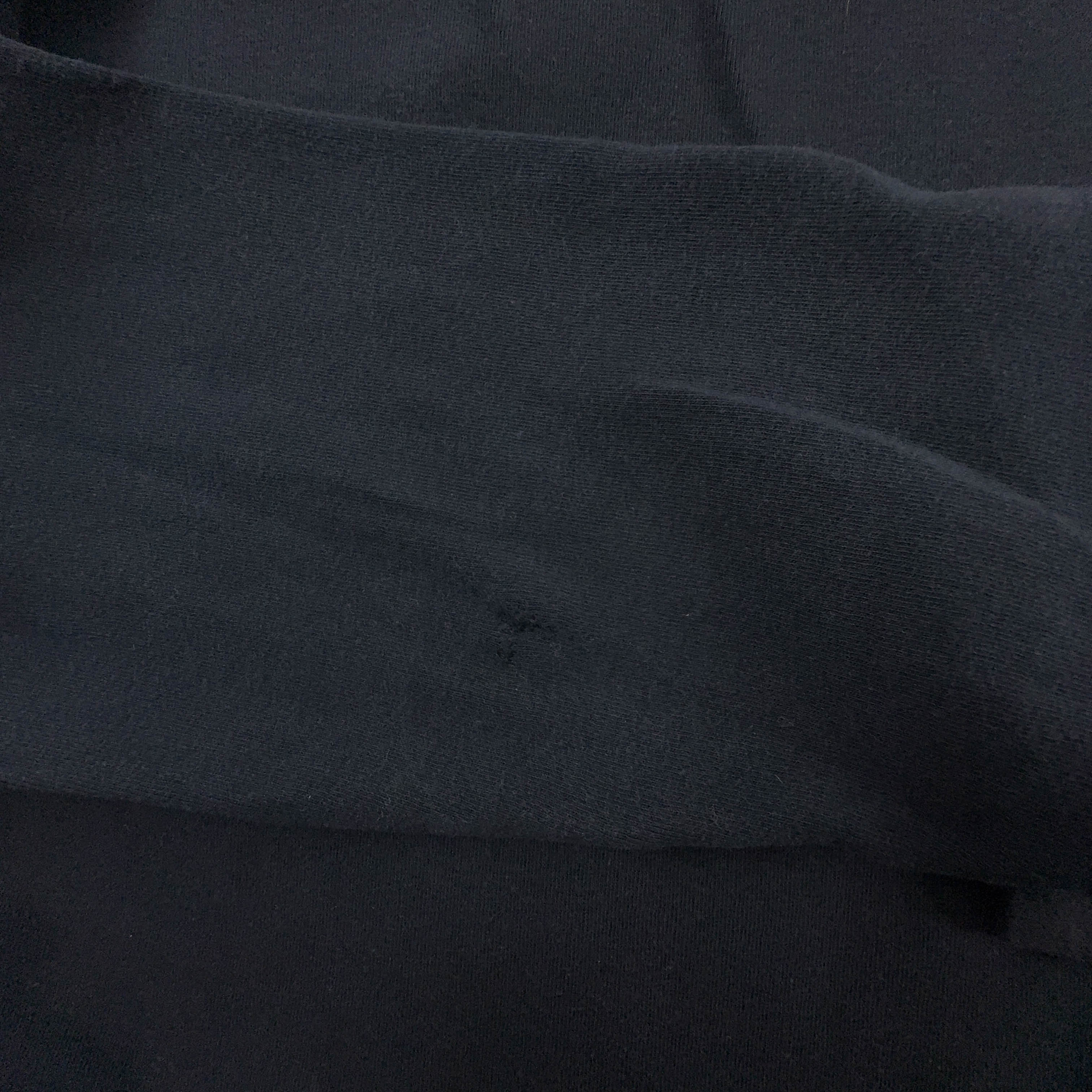 Felpa Nike Vintage leggera nera a girocollo 94% cotone anni 00 - Taglia M/L uomo