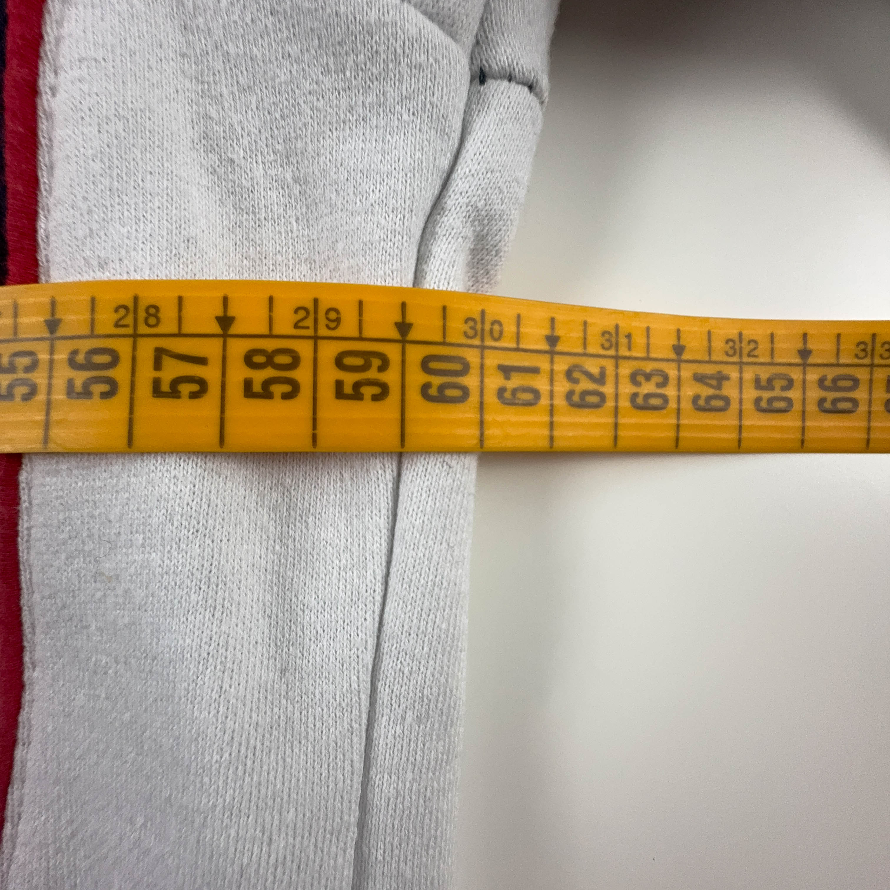 Felpa Fila Vintage blu e bianca con zip 80% cotone anni 2000 - Taglia L/XL uomo