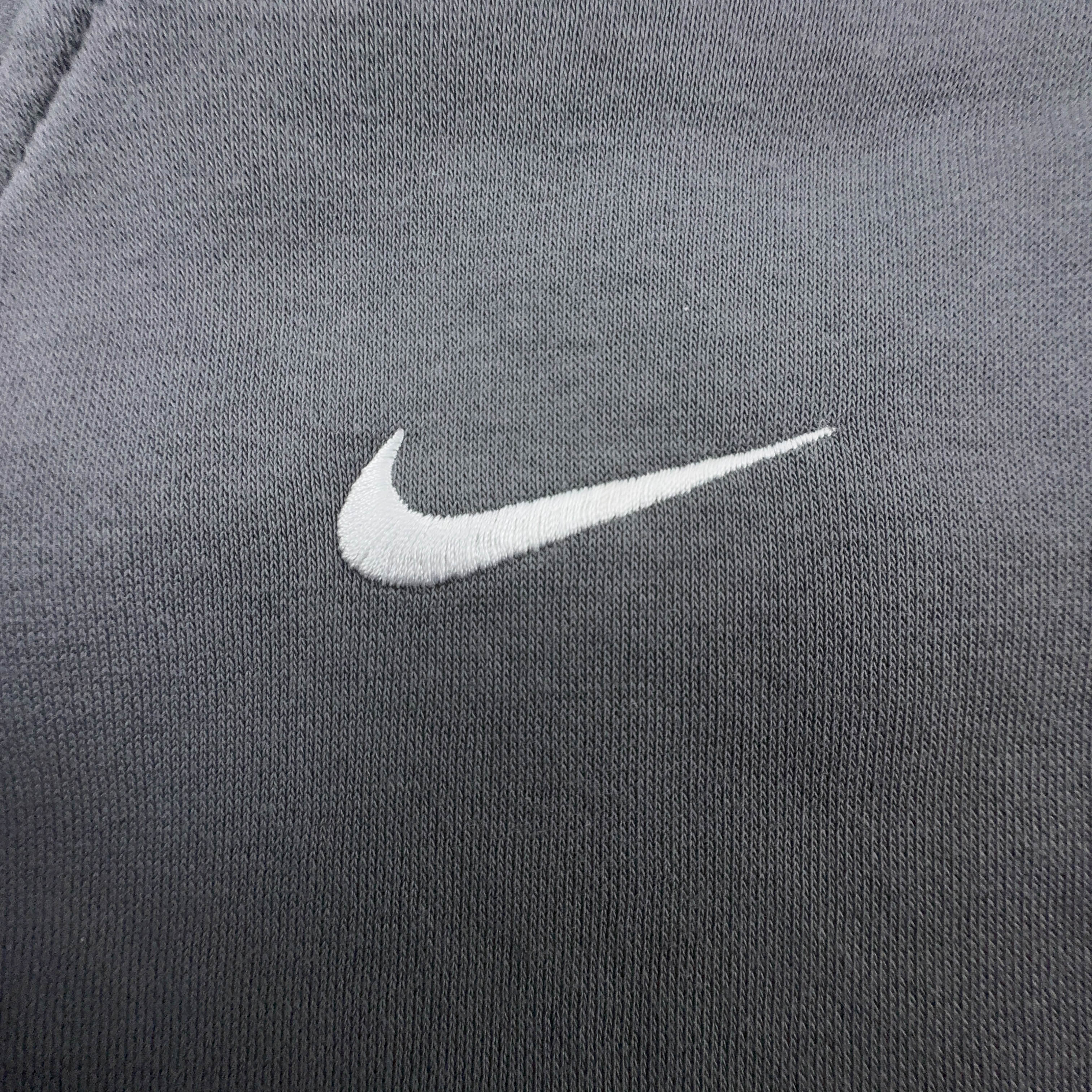 Felpa Nike Vintage grigia a girocollo 76% cotone anni 2000 - Taglia XXS/XS uomo