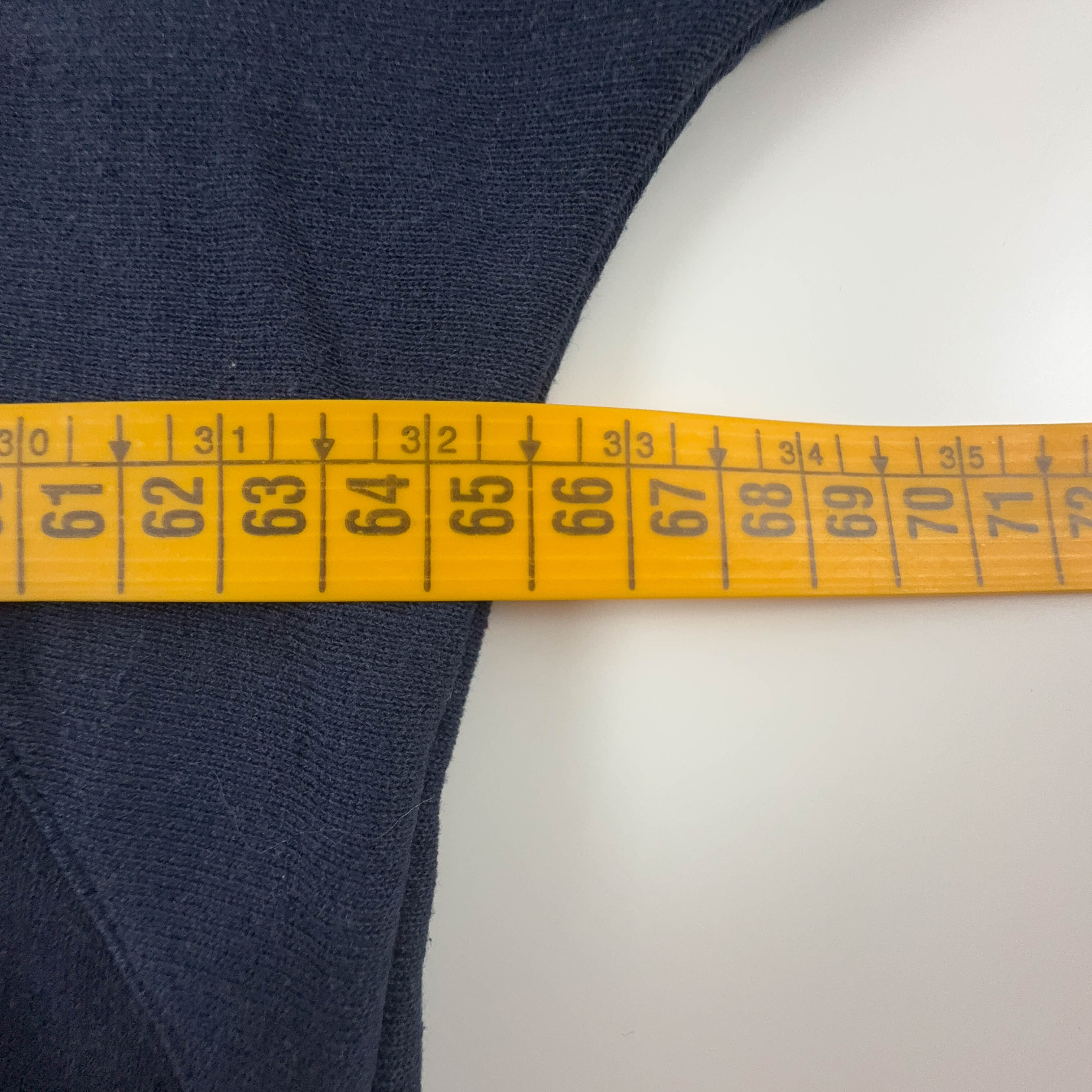 Felpa Adidas Vintage blu e bianca a girocollo con logo ricamato anni 90 - Taglia D6 F180 uomo