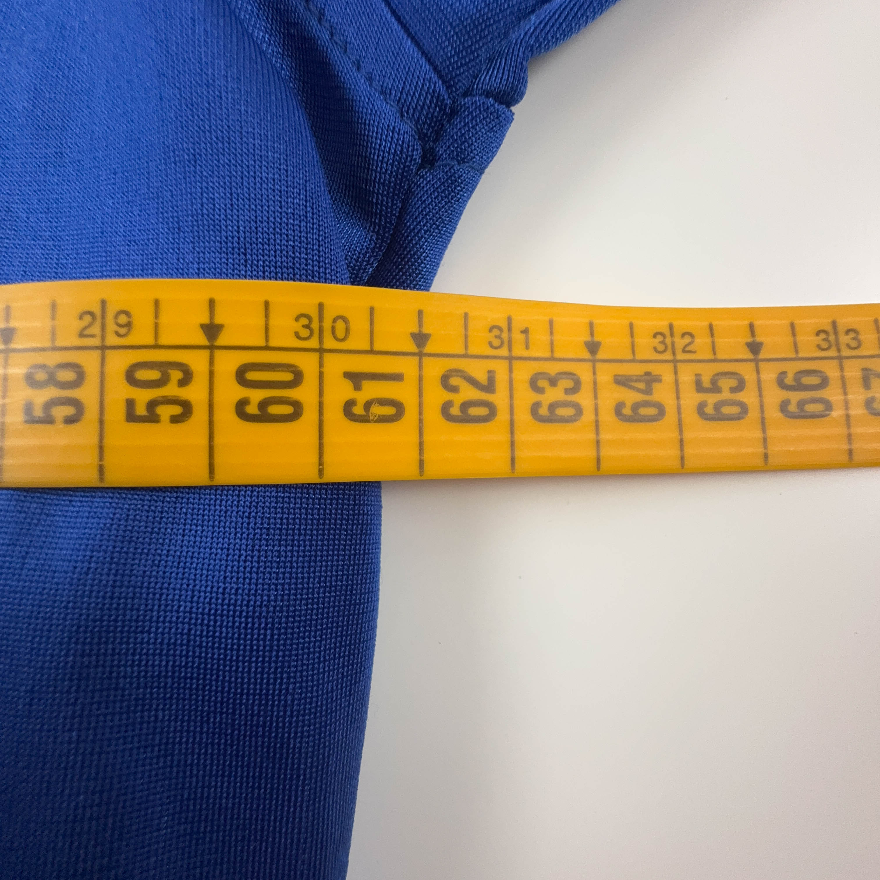 Felpa Fila Vintage blu e viola con zip e logo ricamato anni 90 - Taglia I54 uomo